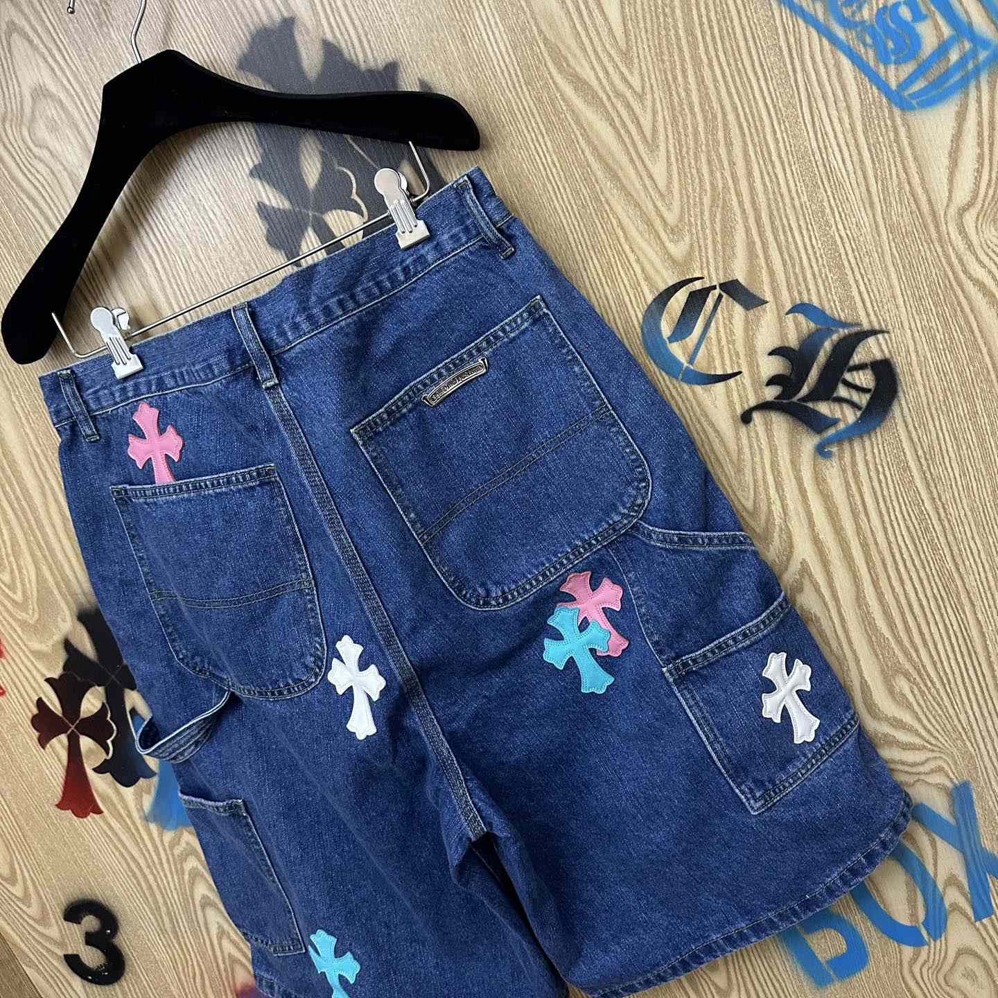 Chrome Hearts Denim Shorts - DesignerGu