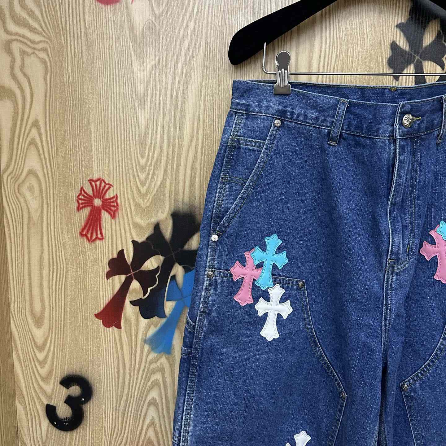 Chrome Hearts Denim Shorts - DesignerGu