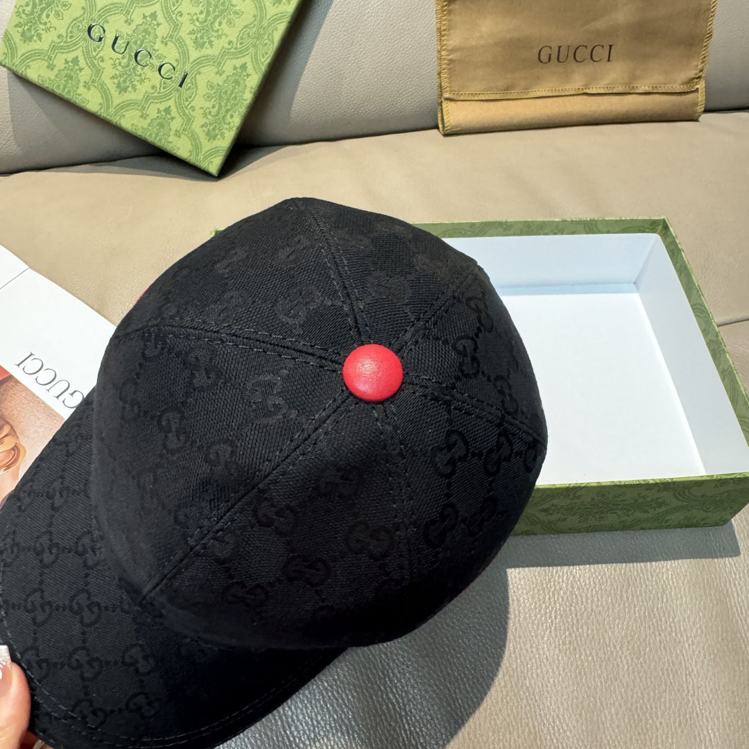 Gucci GG Cotton Canvas Baseball Hat - DesignerGu