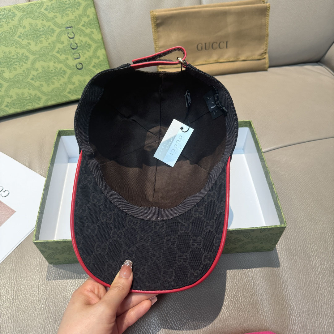 Gucci GG Cotton Canvas Baseball Hat - DesignerGu