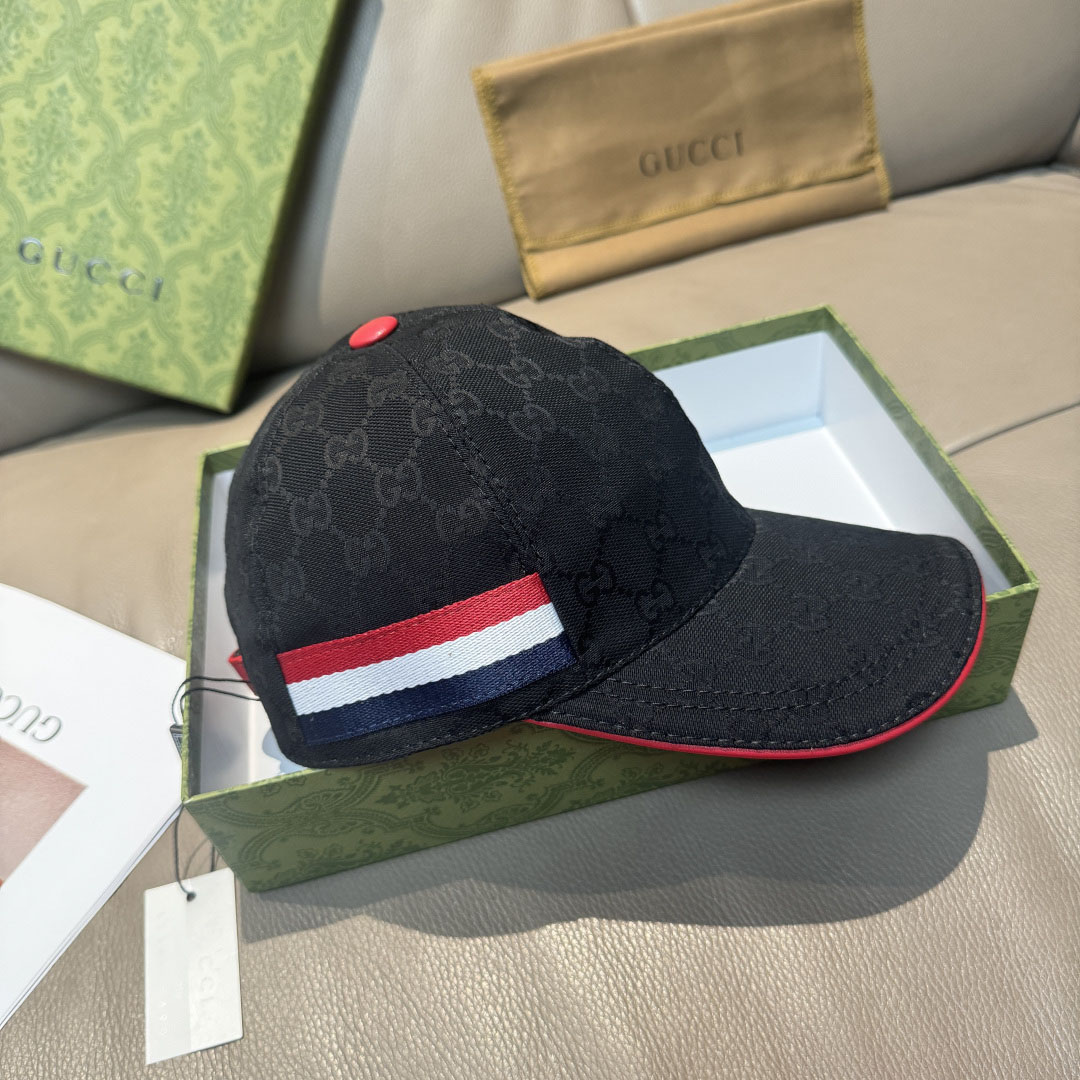 Gucci GG Cotton Canvas Baseball Hat - DesignerGu
