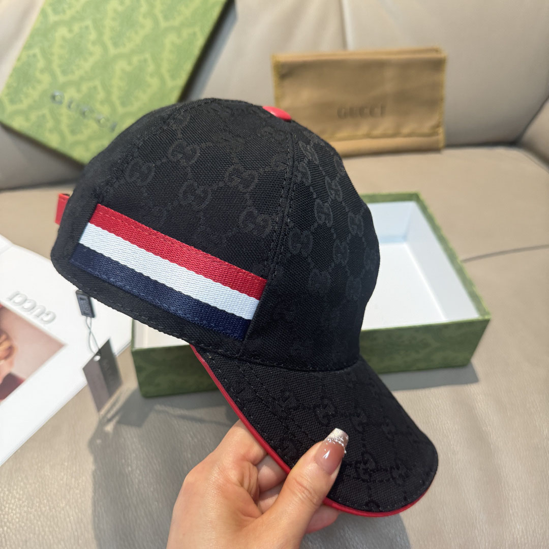 Gucci GG Cotton Canvas Baseball Hat - DesignerGu