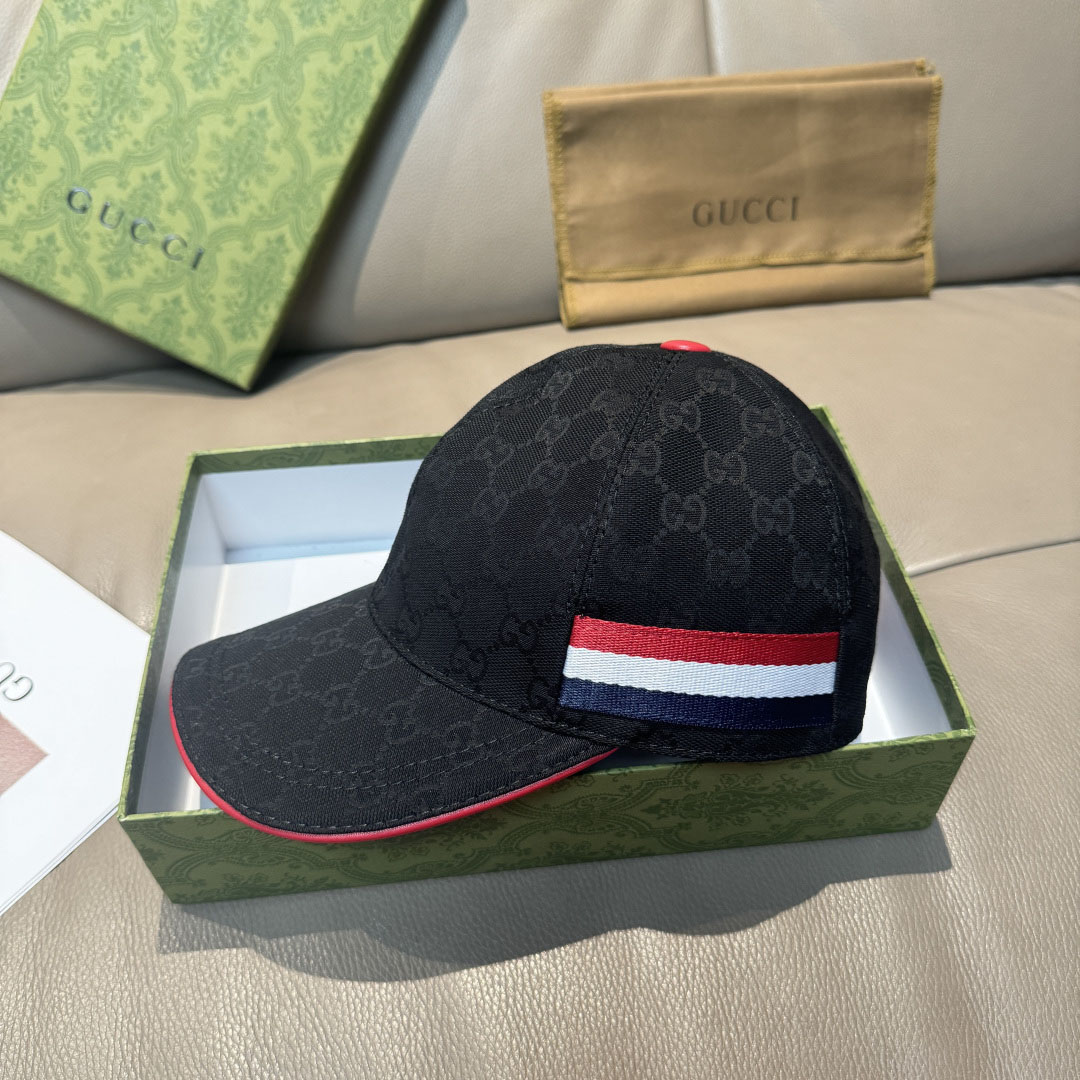 Gucci GG Cotton Canvas Baseball Hat - DesignerGu