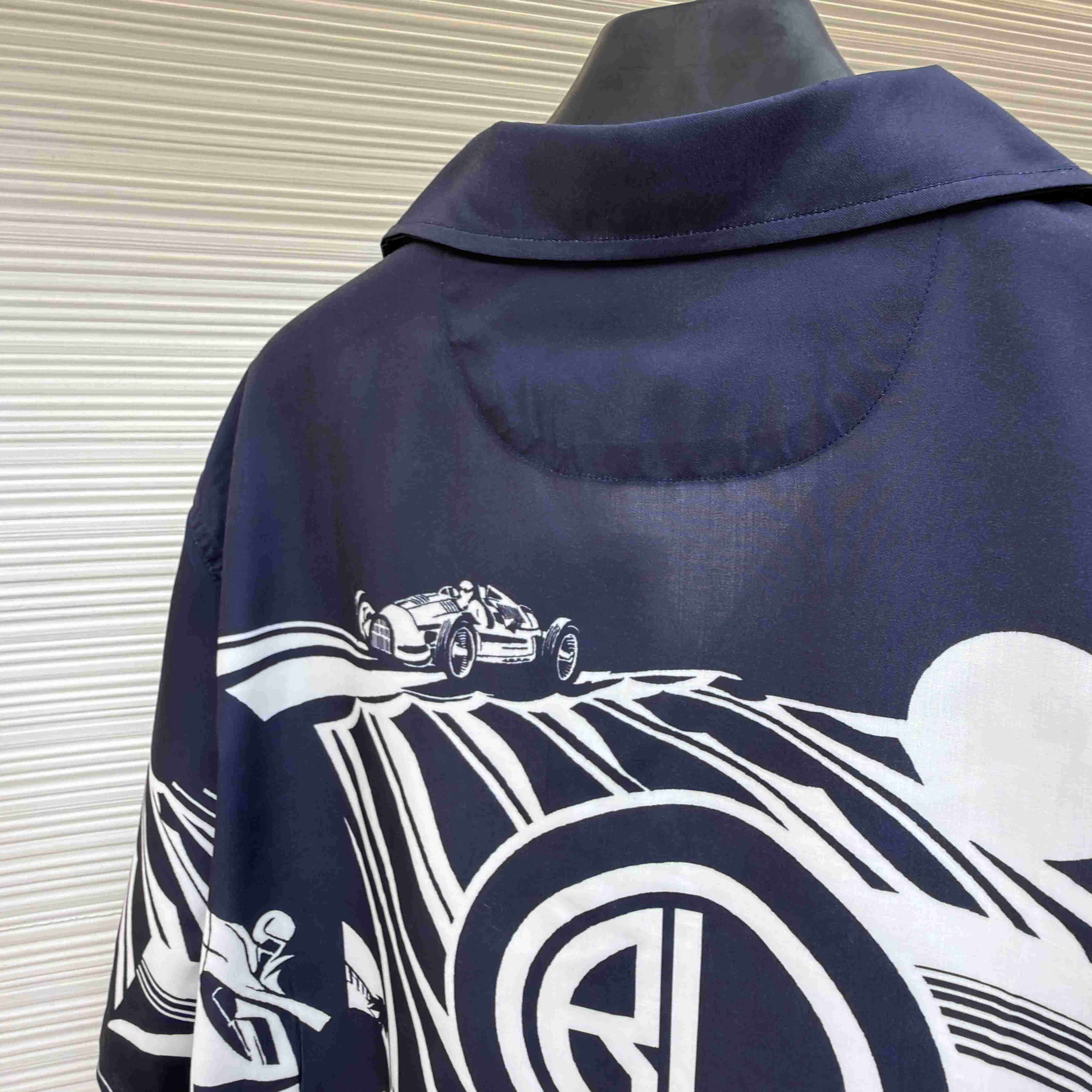  Ralph Lauren Relaxed Fit Art Deco-Print Camp Shirt - DesignerGu