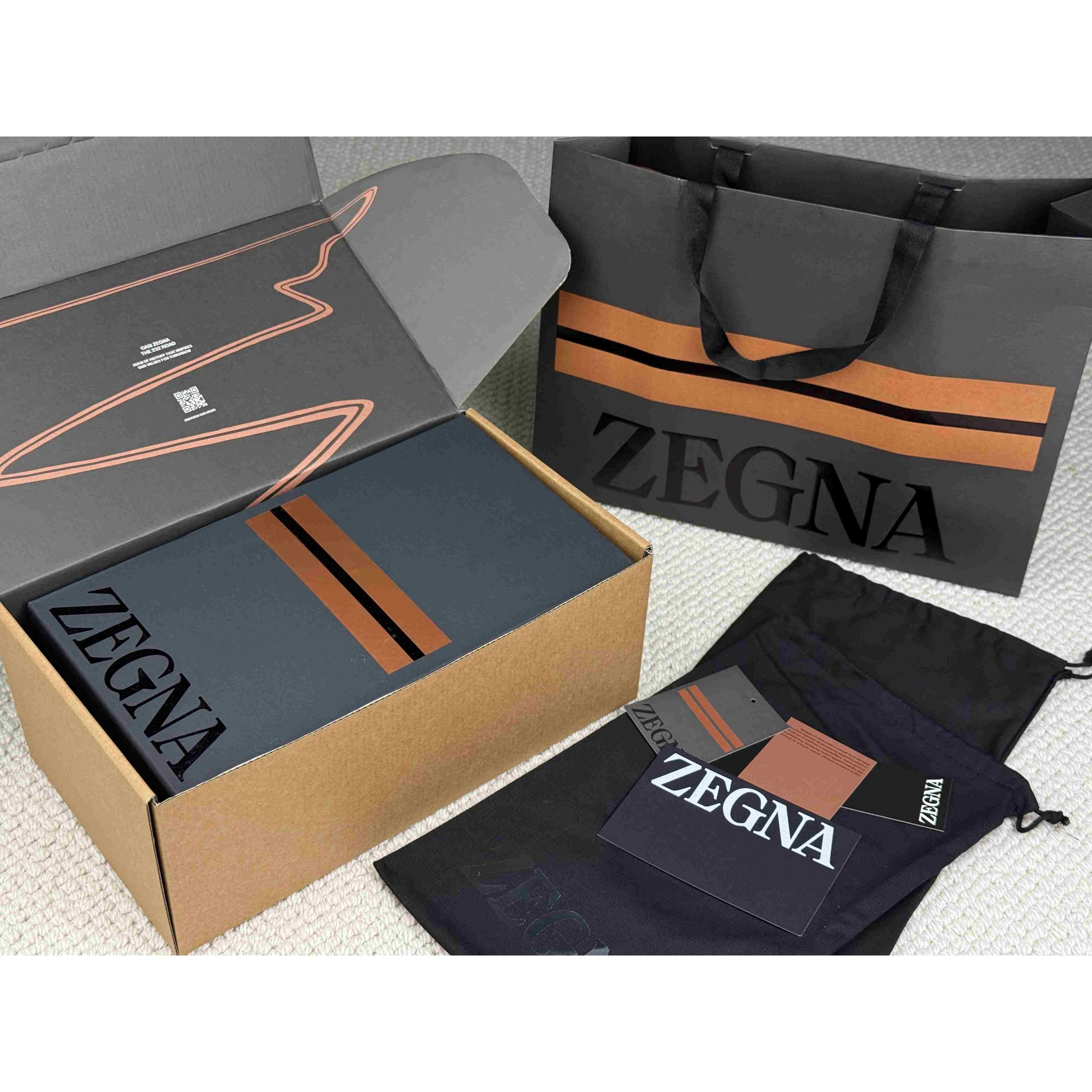 Zegna Triple Stitch Calfskin Sneaker - DesignerGu