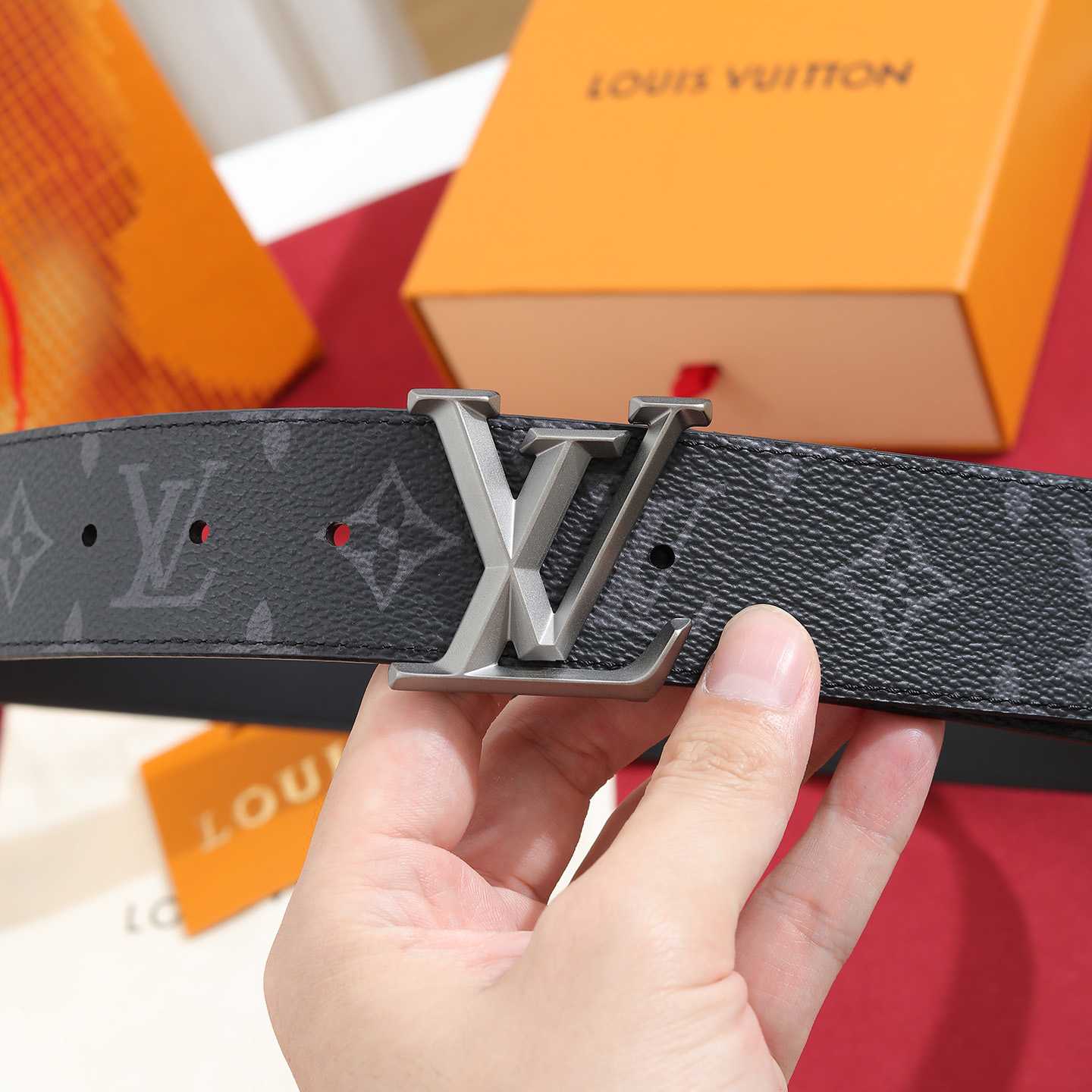 Louis Vuitton LV Pyramide 40mm Belt - DesignerGu