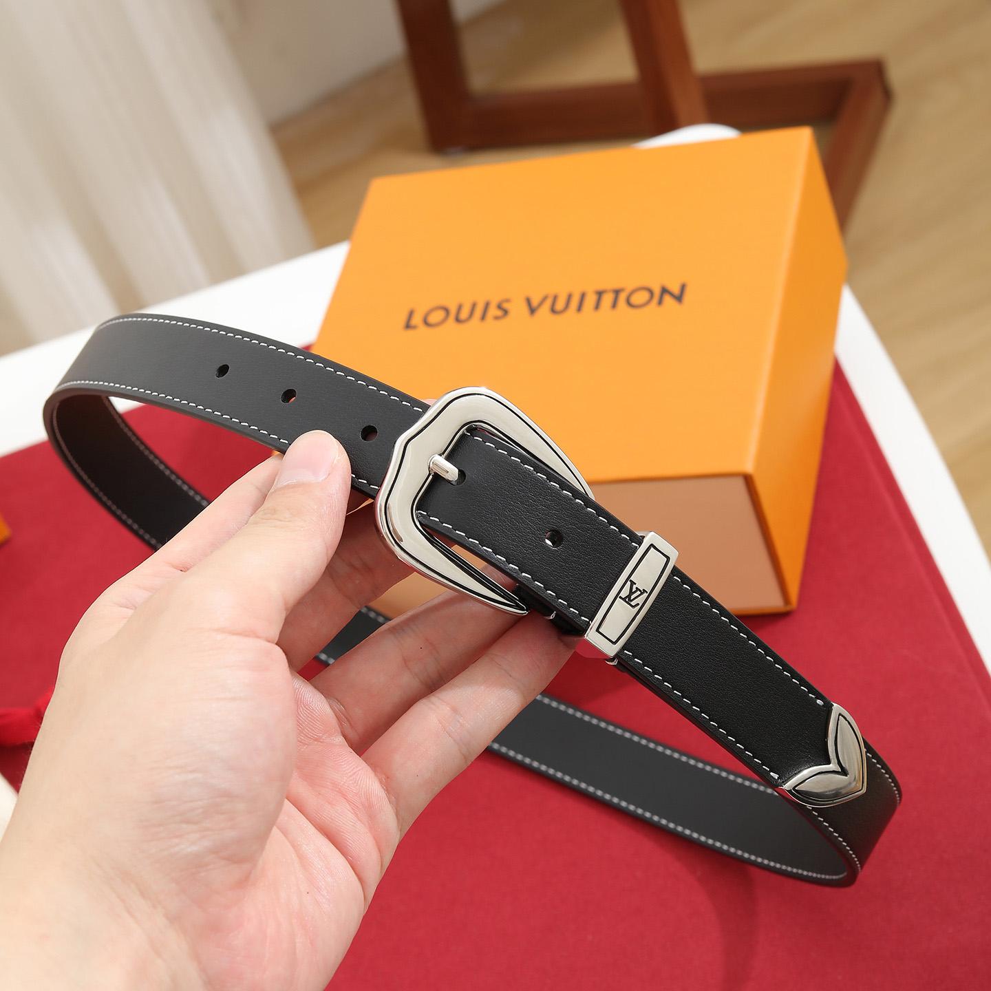 Louis Vuitton LV Dust 25mm Belt - DesignerGu