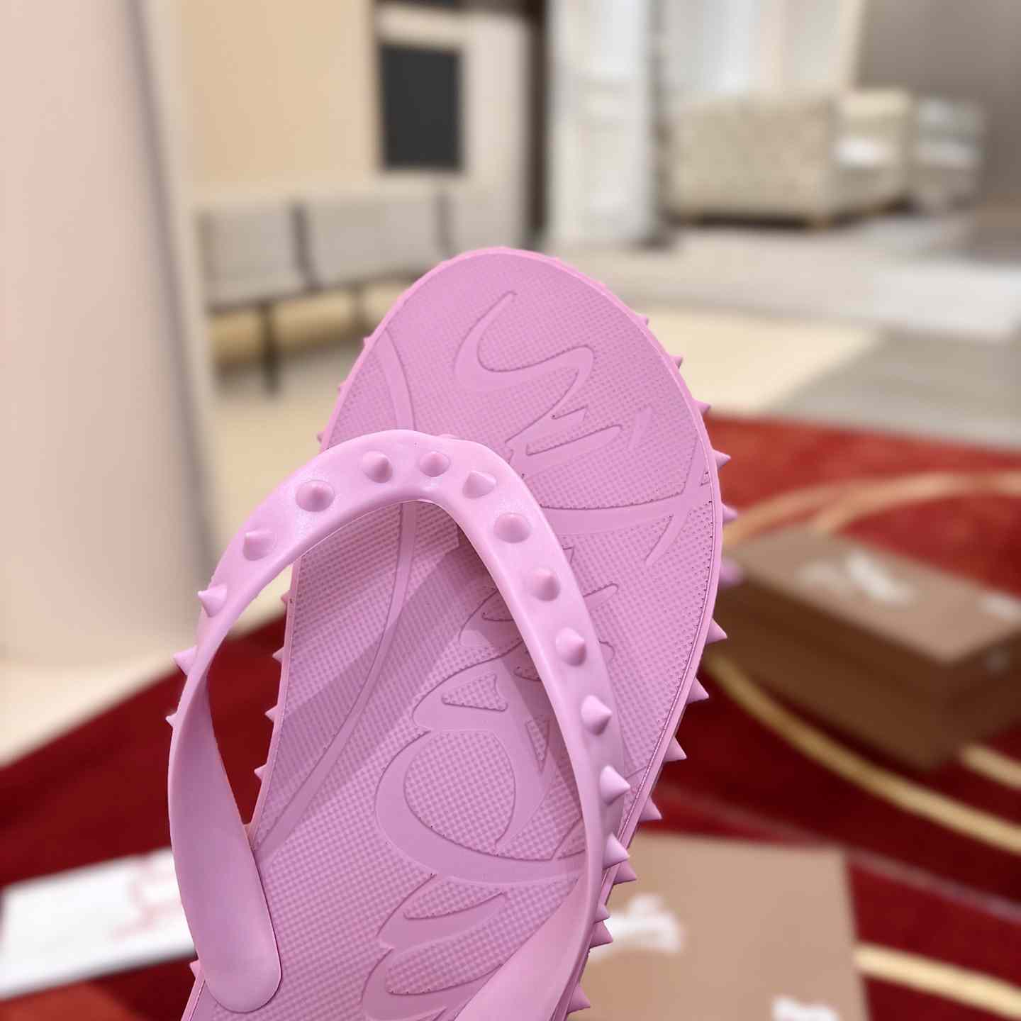 Christian Louboutin Super Loubi Flip Flops - DesignerGu