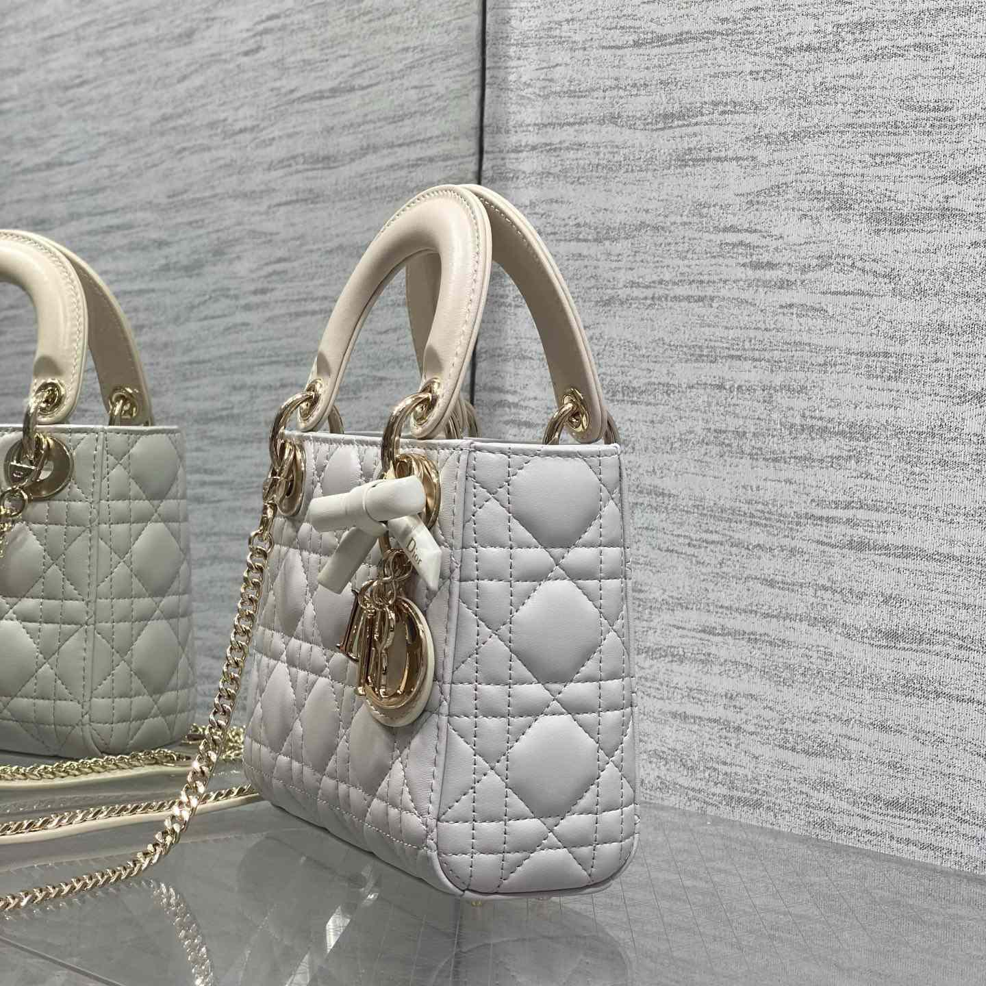 Dior Mini Lady Dior Bag With Chain - DesignerGu
