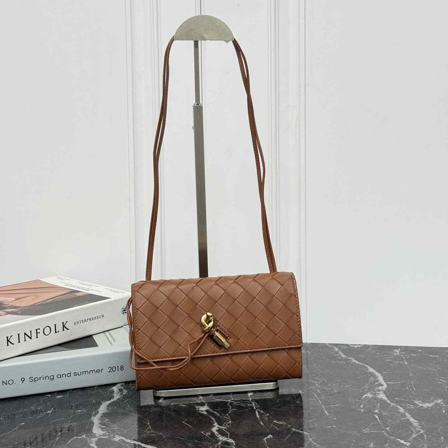Bottega Veneta Andiamo Pouch On Strap - DesignerGu
