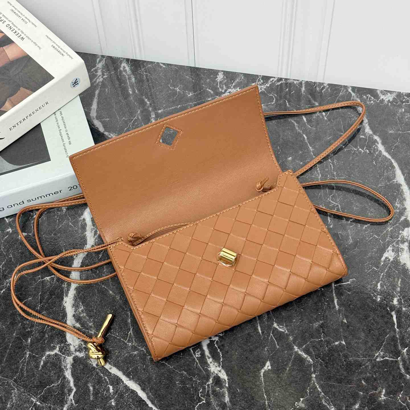 Bottega Veneta Andiamo Pouch On Strap - DesignerGu