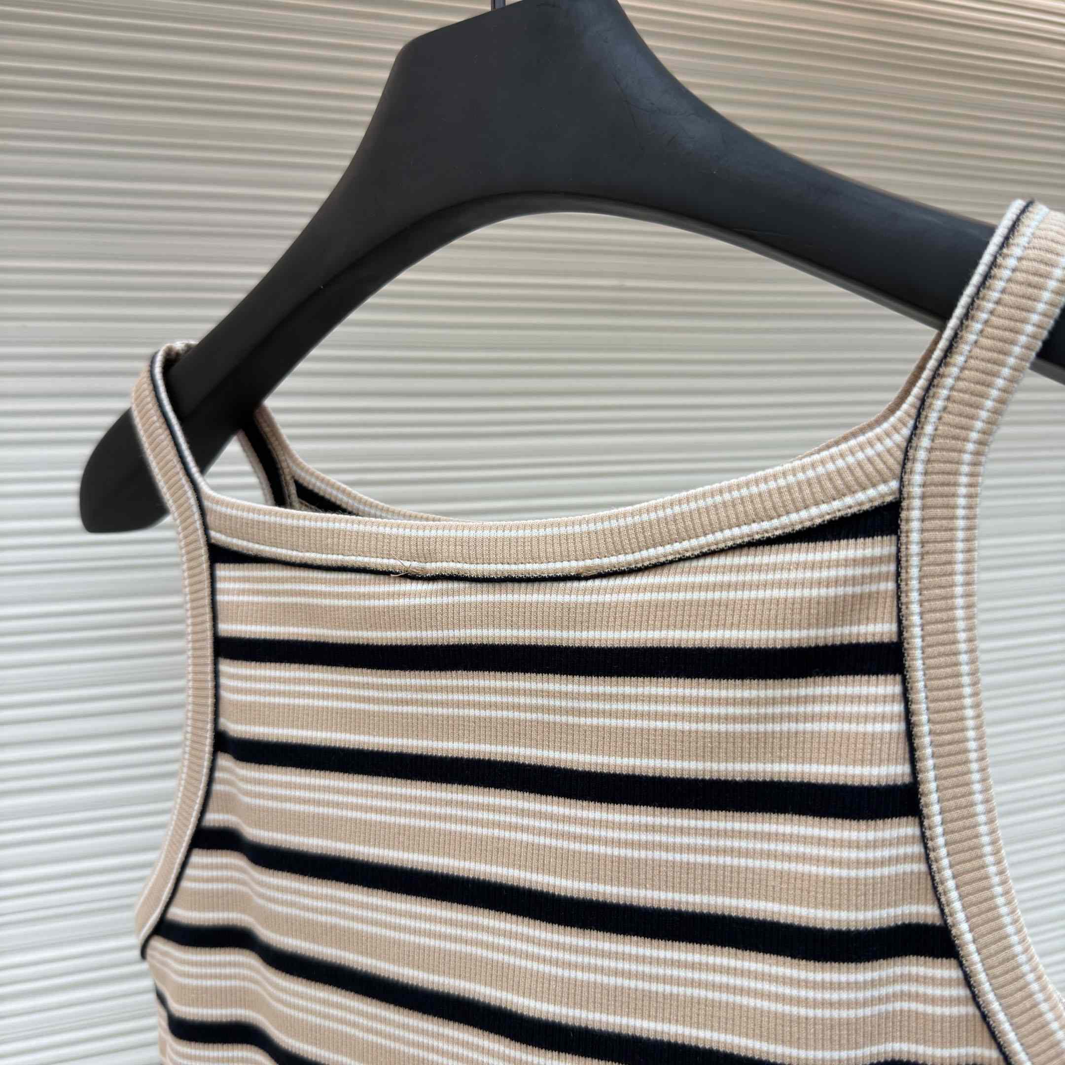 Fendi Multicolour Cotton Striped Knit Top - DesignerGu
