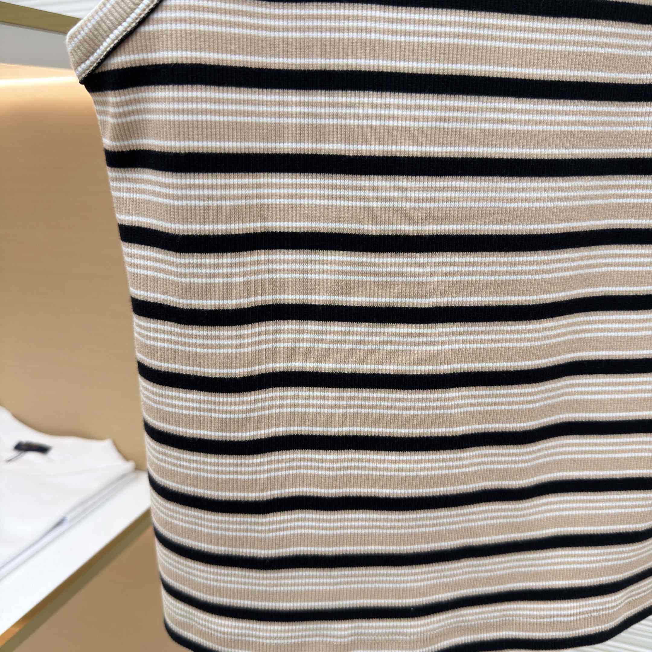 Fendi Multicolour Cotton Striped Knit Top - DesignerGu