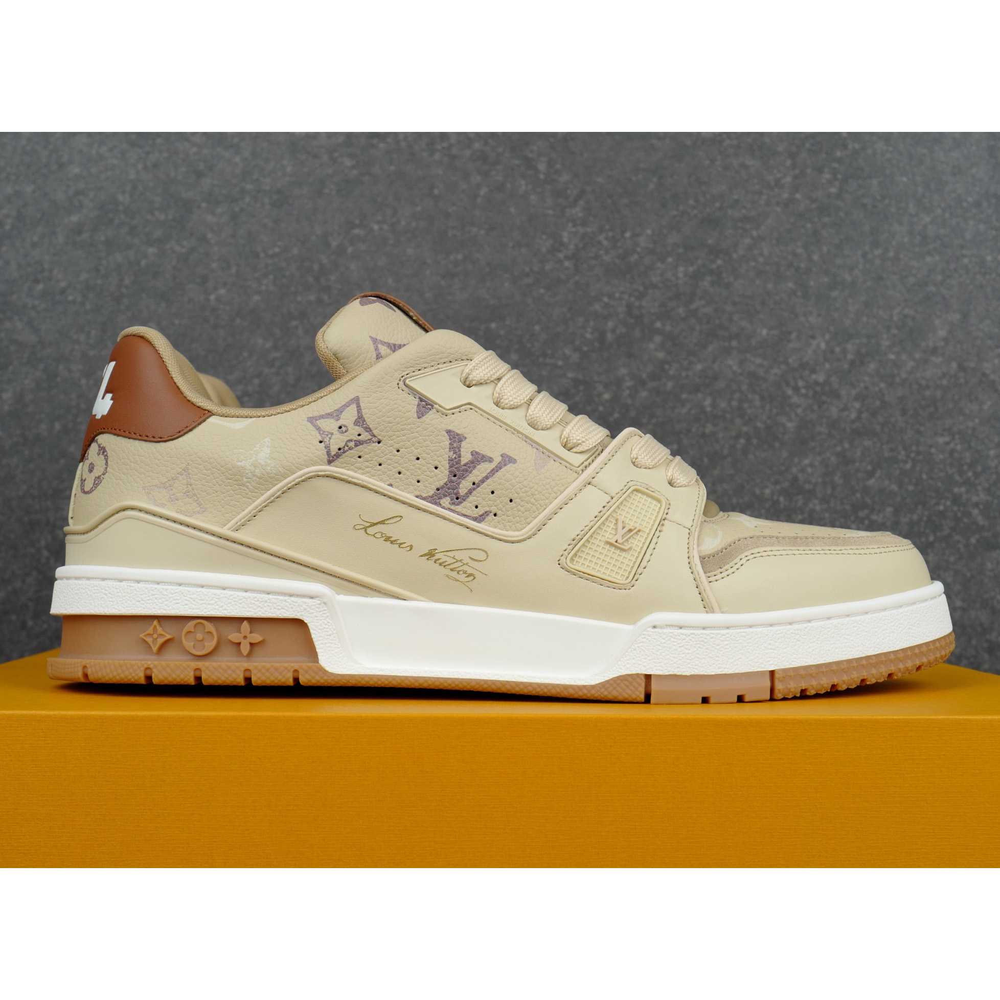 Louis Vuitton LV Trainer Sneaker 1AKDJM（upon uk size） - DesignerGu