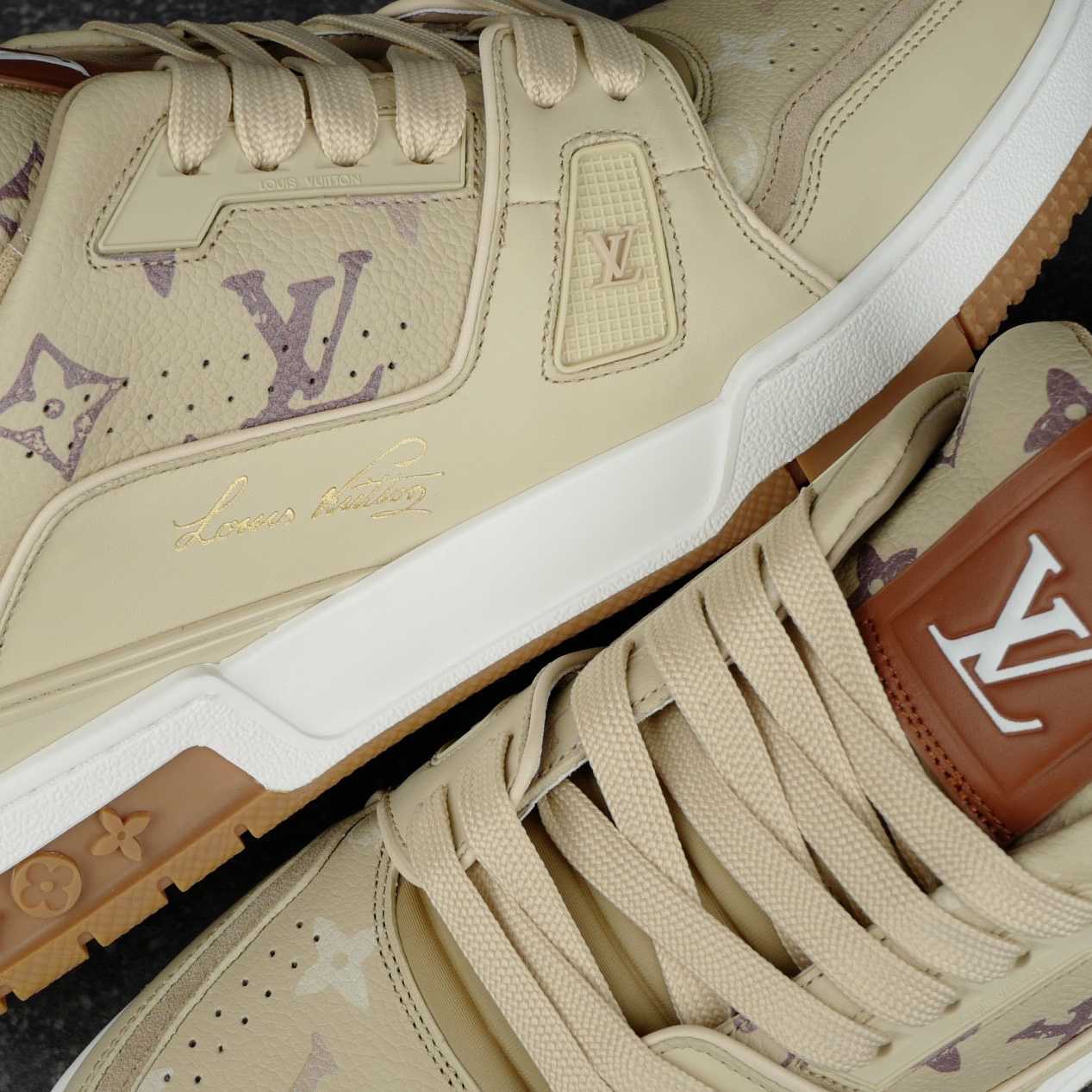 Louis Vuitton LV Trainer Sneaker 1AKDJM（upon uk size） - DesignerGu