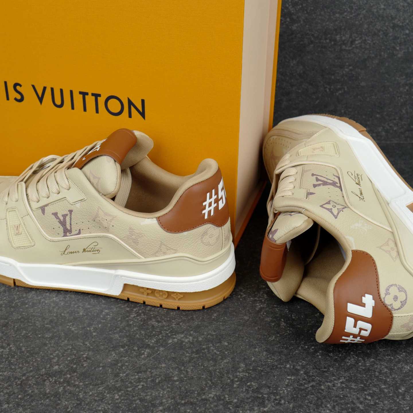 Louis Vuitton LV Trainer Sneaker 1AKDJM（upon uk size） - DesignerGu