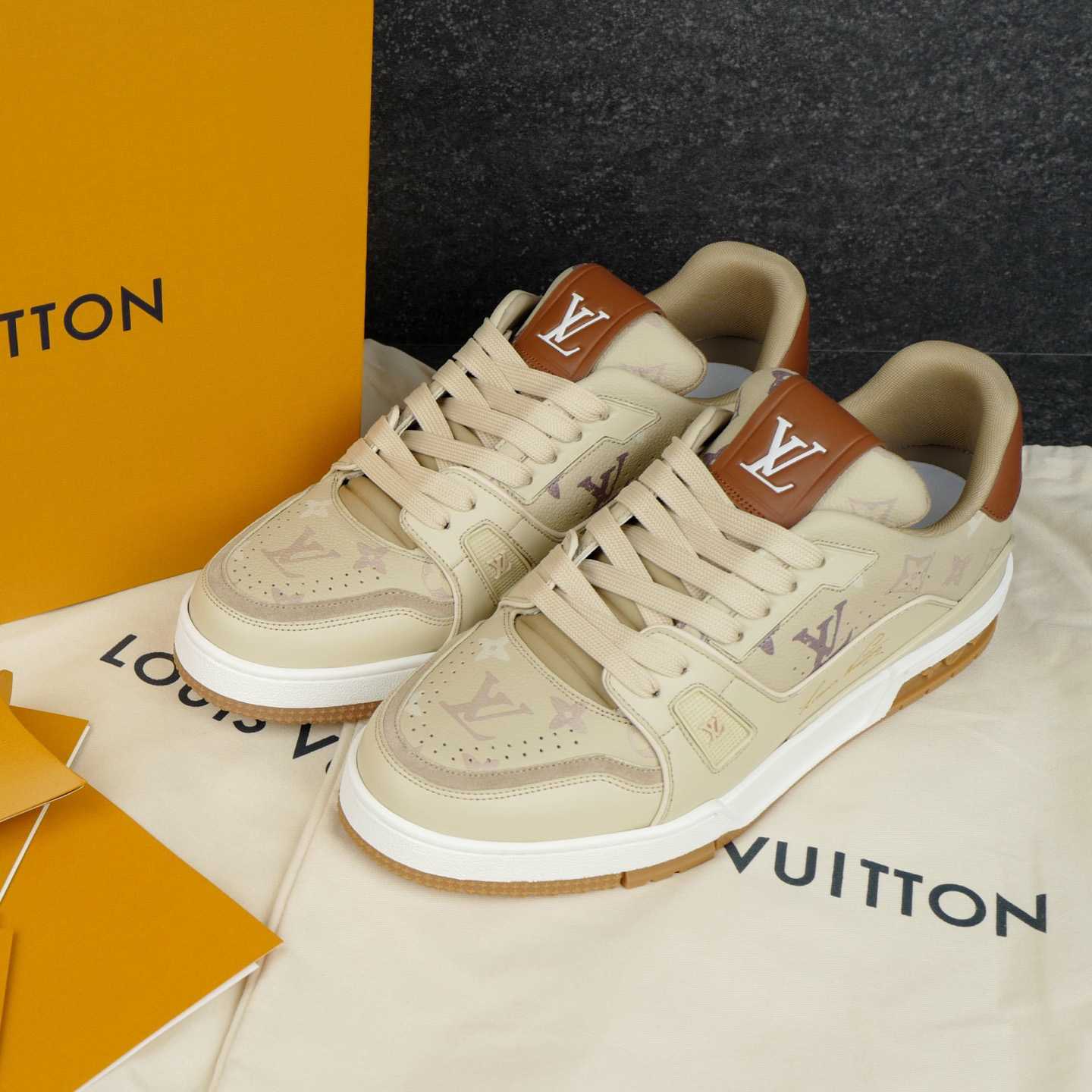Louis Vuitton LV Trainer Sneaker 1AKDJM（upon uk size） - DesignerGu