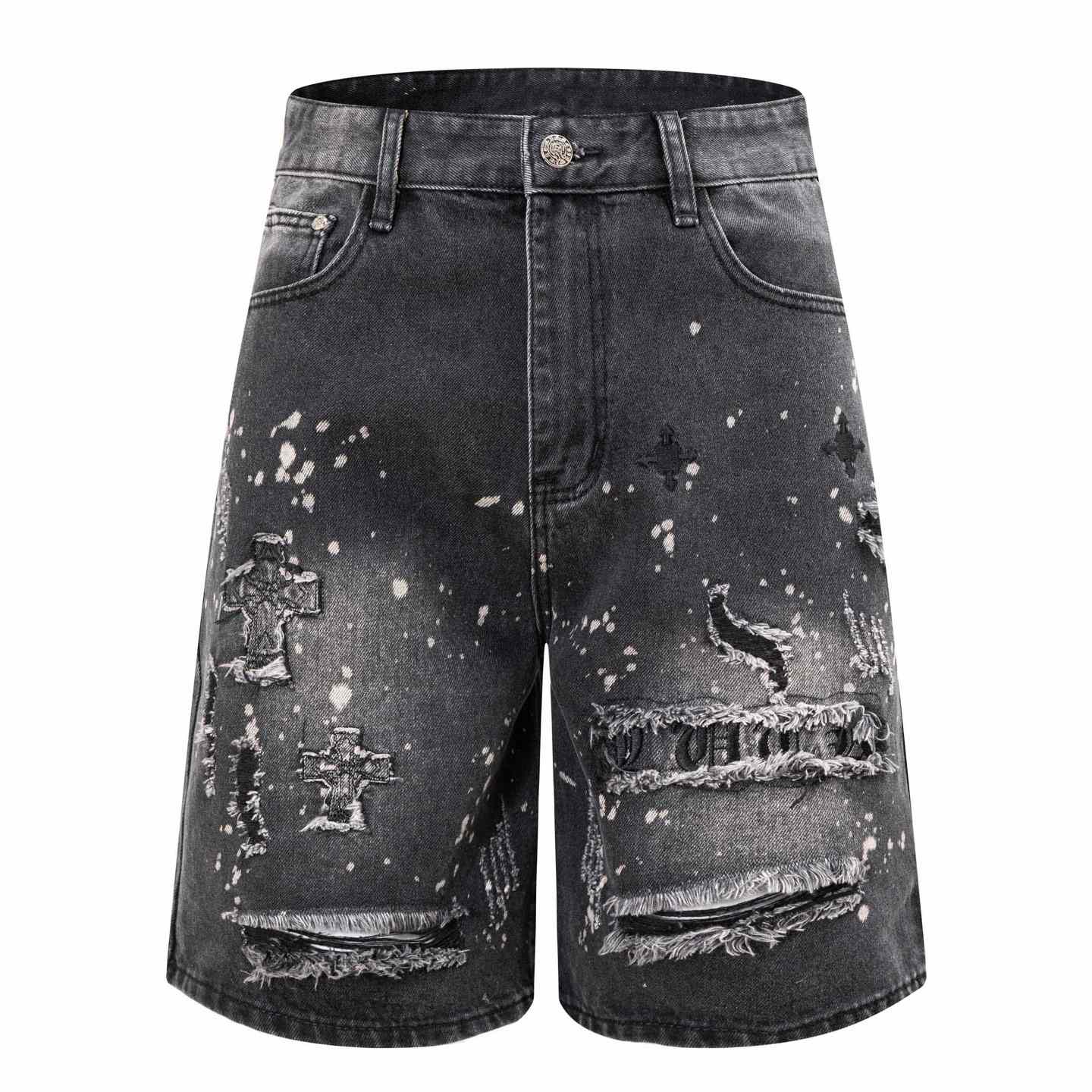 Chrome Hearts Denim Shorts - DesignerGu