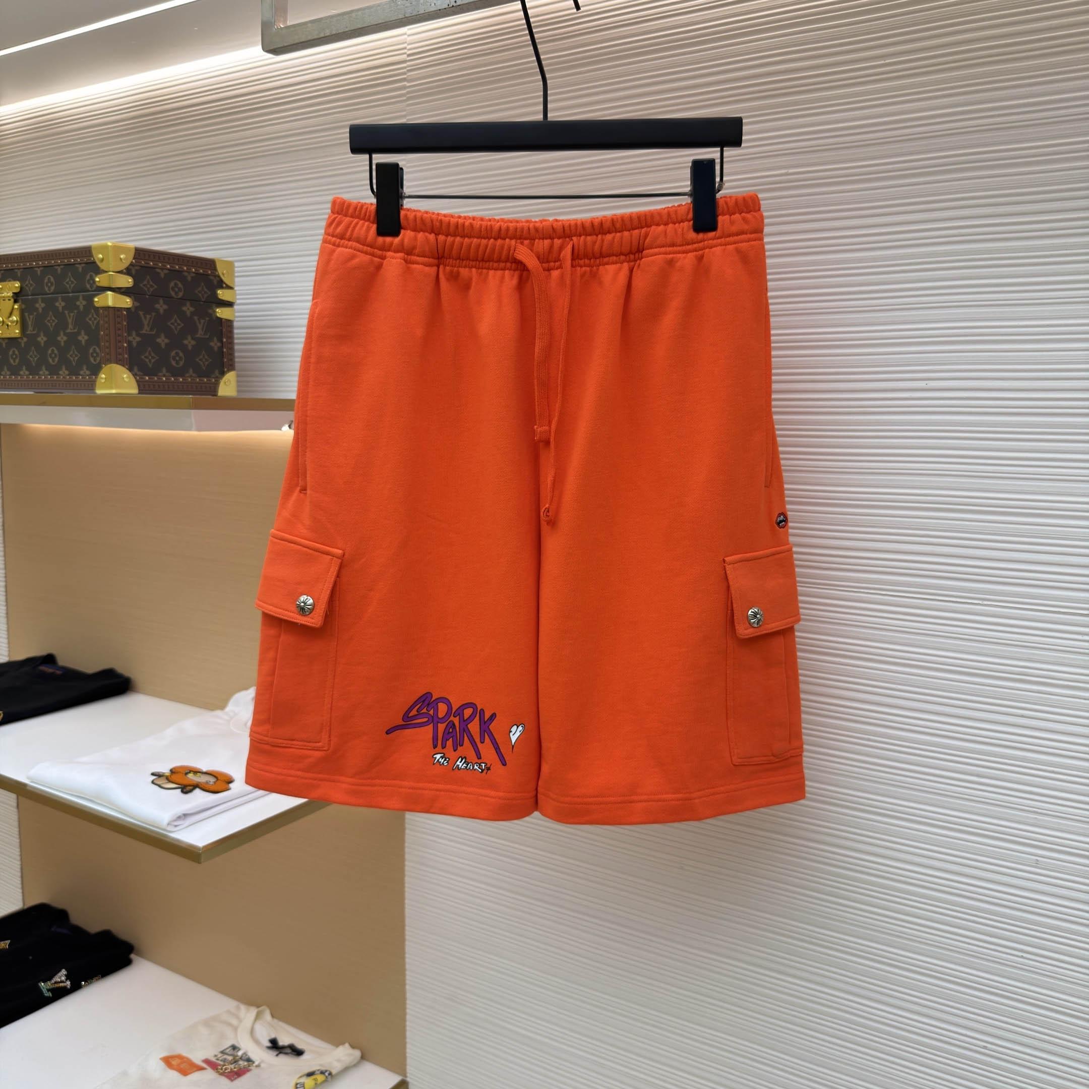 Chrome Hearts Matty Boy Spark The Hearts Cargo Shorts - DesignerGu