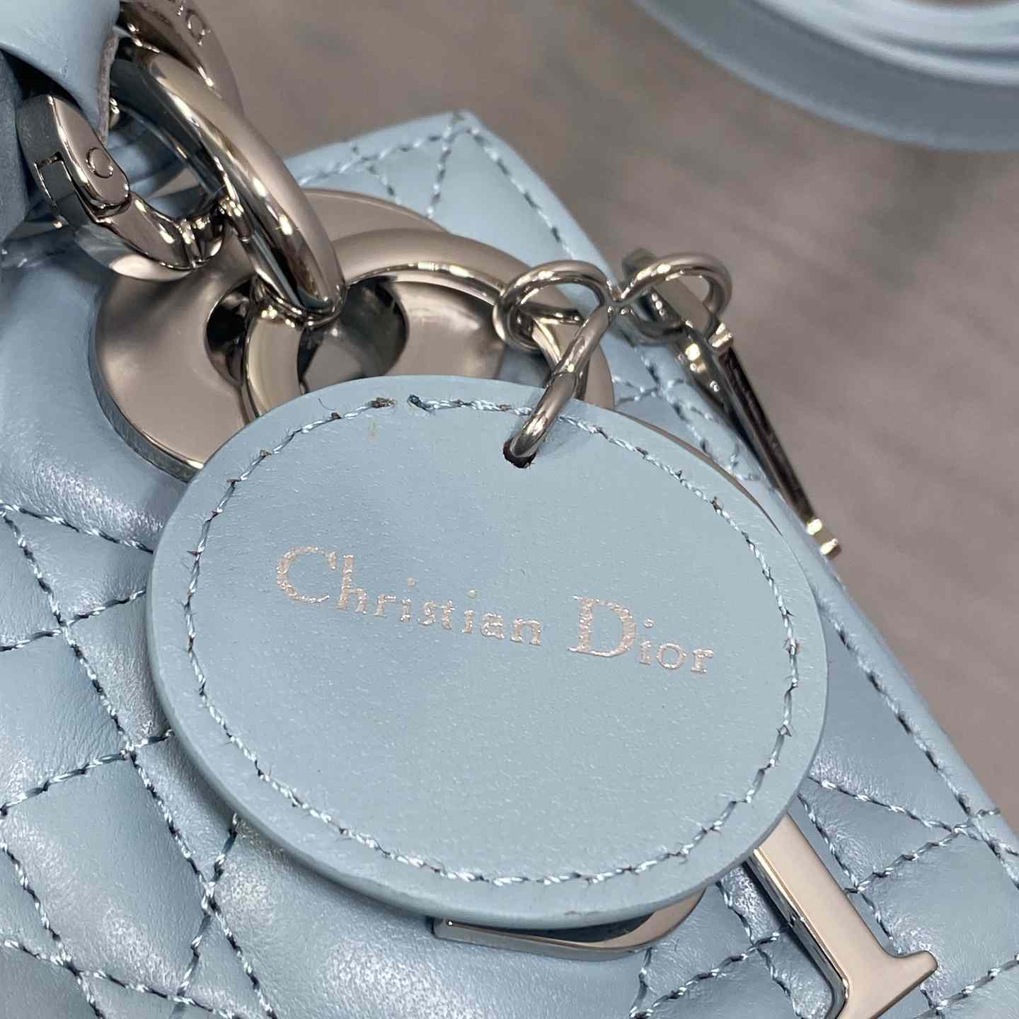 Dior Mini Lady Dior Bag With Chain - DesignerGu