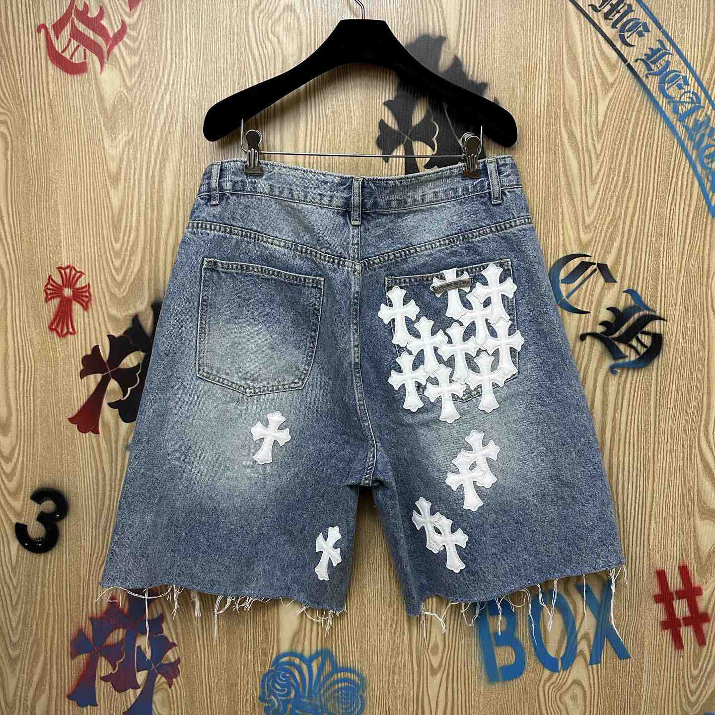 Chrome Hearts Denim Shorts - DesignerGu
