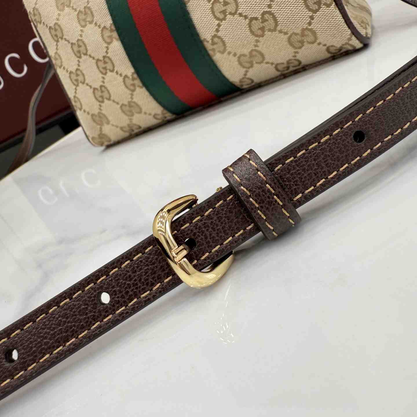 Gucci Horsebit Web Small Camera Bag A008PZ - DesignerGu