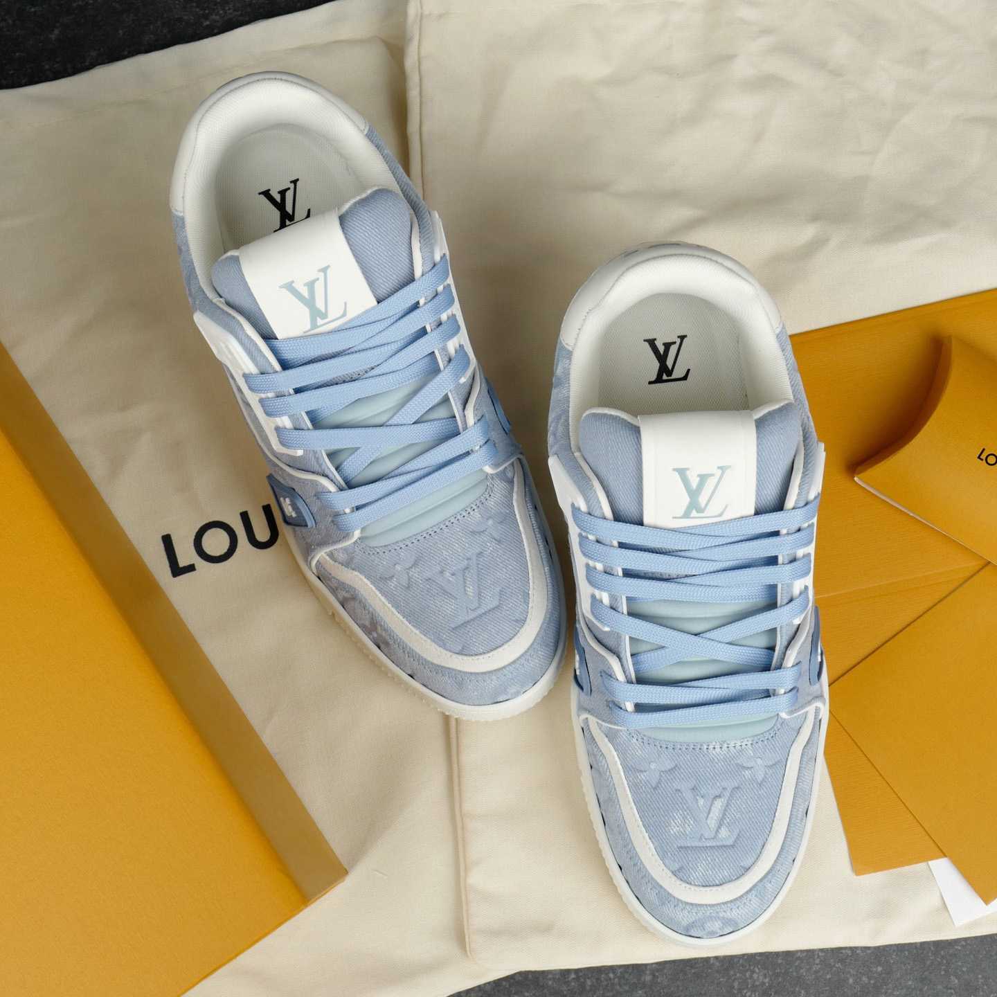 Louis Vuitton LV Trainer Sneaker 1AKBC3（upon uk size） - DesignerGu