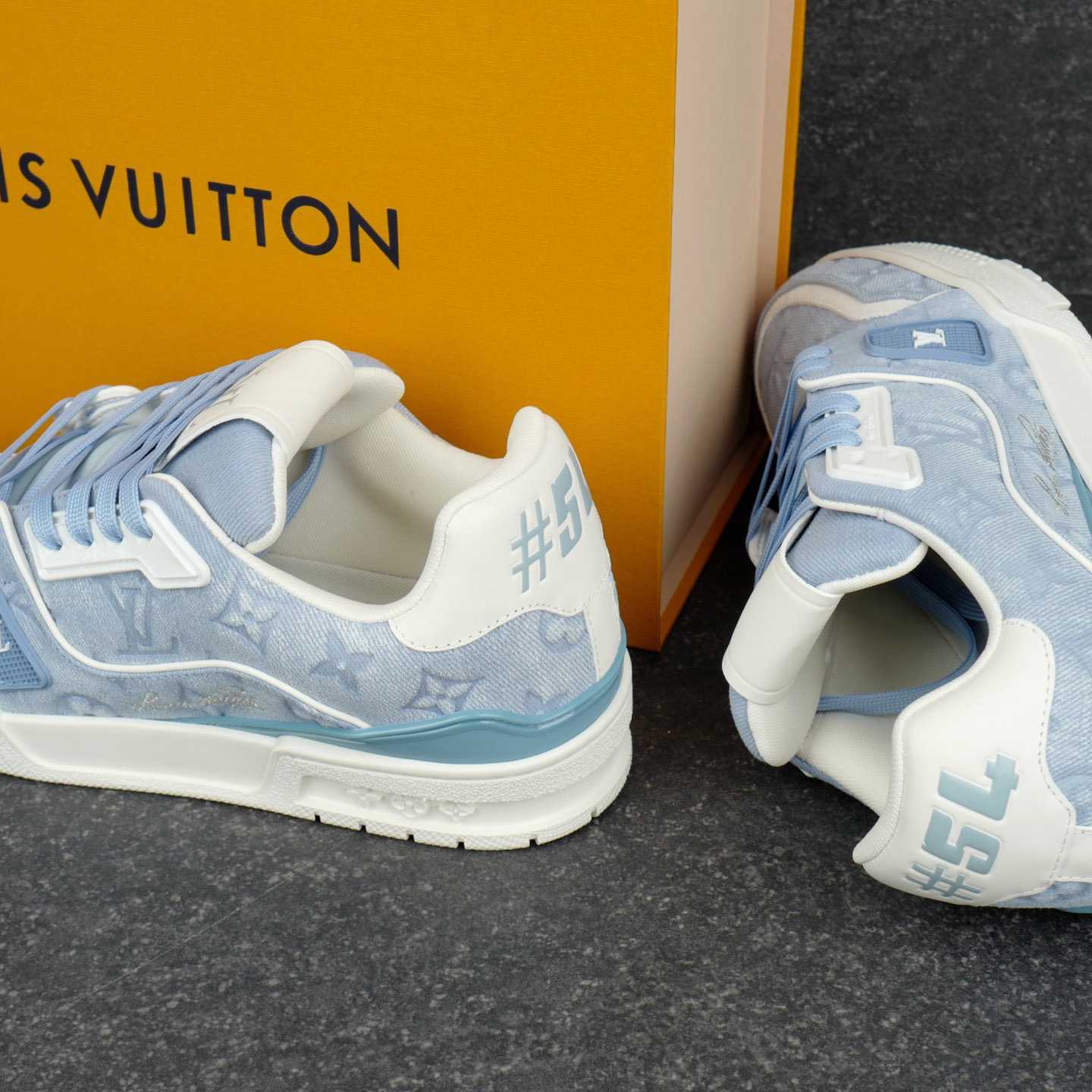 Louis Vuitton LV Trainer Sneaker 1AKBC3（upon uk size） - DesignerGu