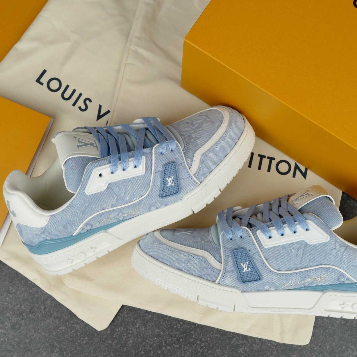 Louis Vuitton LV Trainer Sneaker 1AKBC3（upon uk size） - DesignerGu