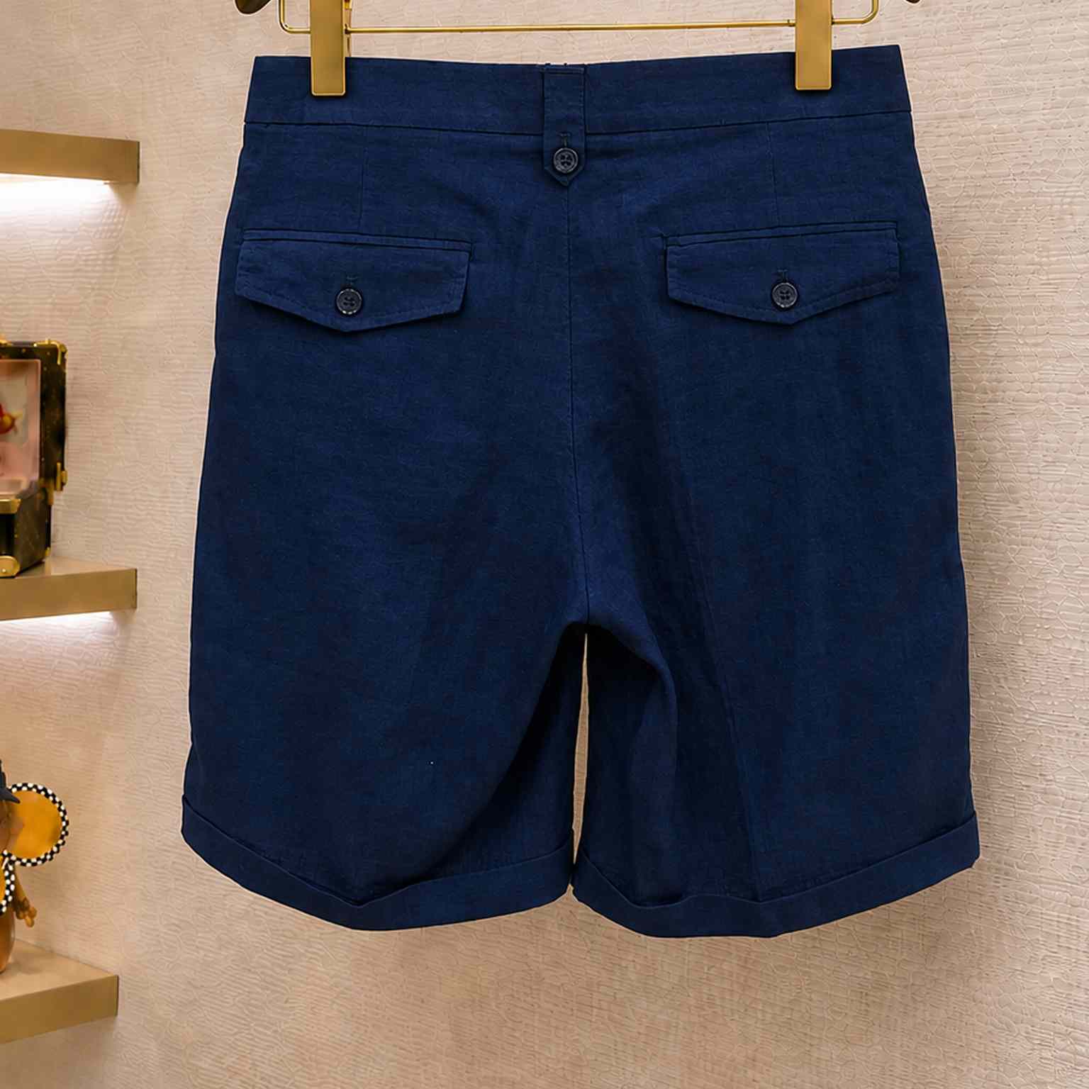 Loro Piana Linen Shorts - DesignerGu
