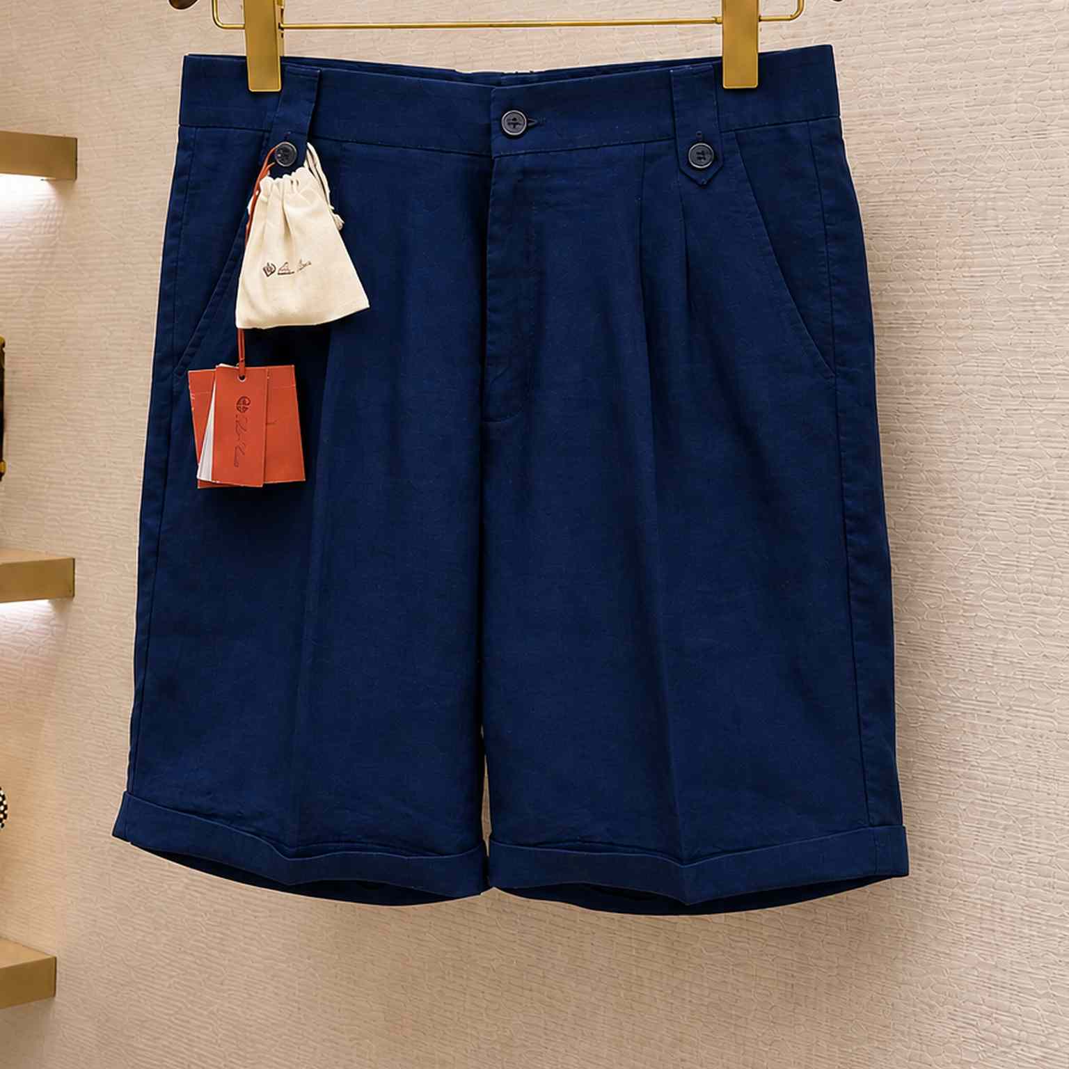 Loro Piana Linen Shorts - DesignerGu