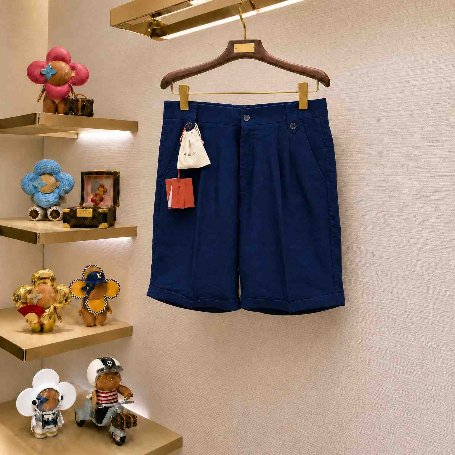 Loro Piana Linen Shorts - DesignerGu