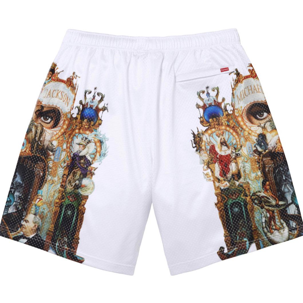 Supreme Michael Jackson Dangerous Mesh Short 'White' - DesignerGu