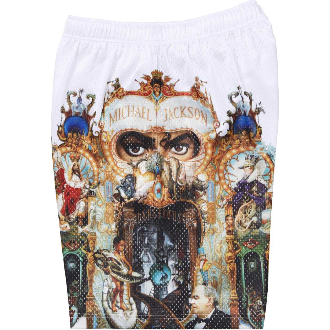 Supreme Michael Jackson Dangerous Mesh Short 'White' - DesignerGu