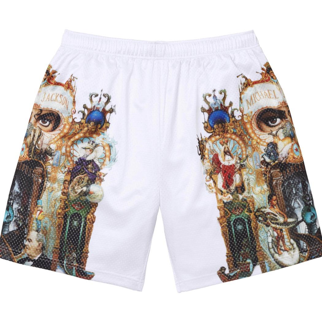 Supreme Michael Jackson Dangerous Mesh Short 'White' - DesignerGu