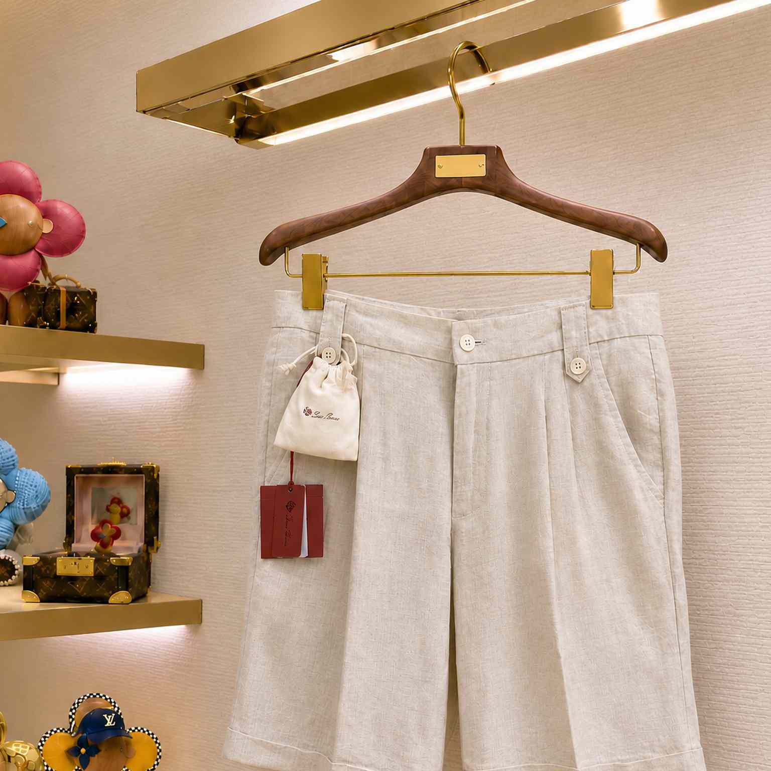 Loro Piana Linen Shorts - DesignerGu