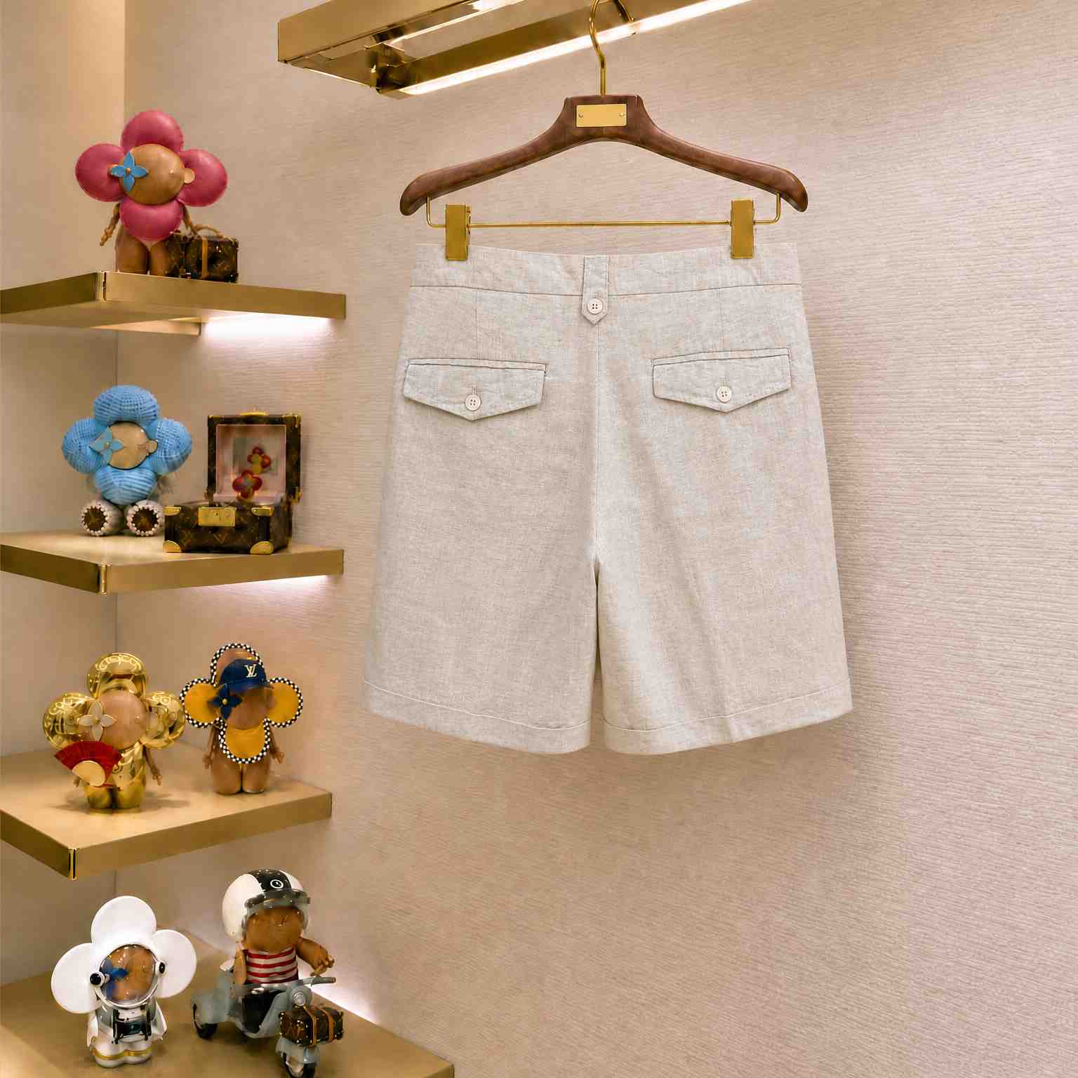 Loro Piana Linen Shorts - DesignerGu