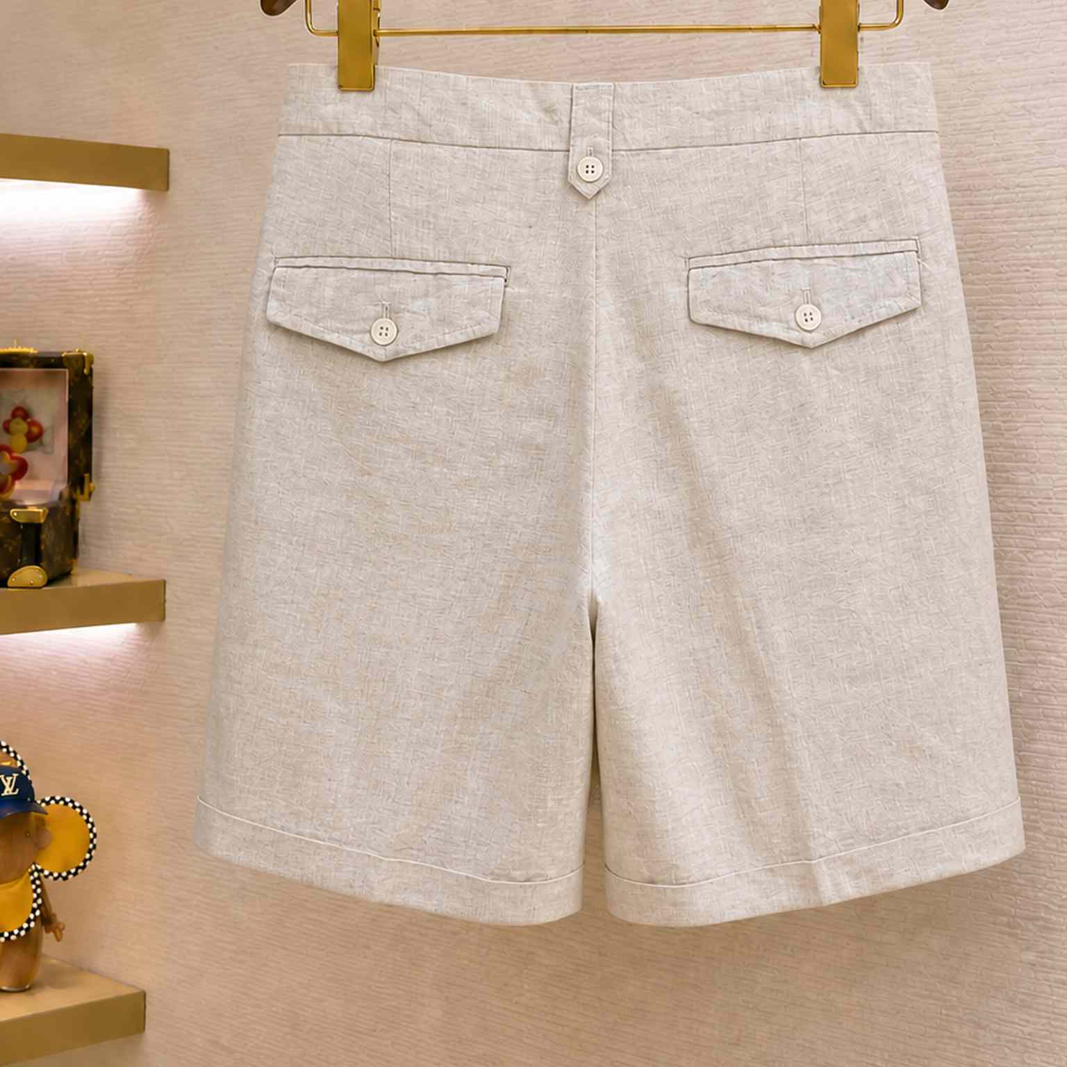 Loro Piana Linen Shorts - DesignerGu