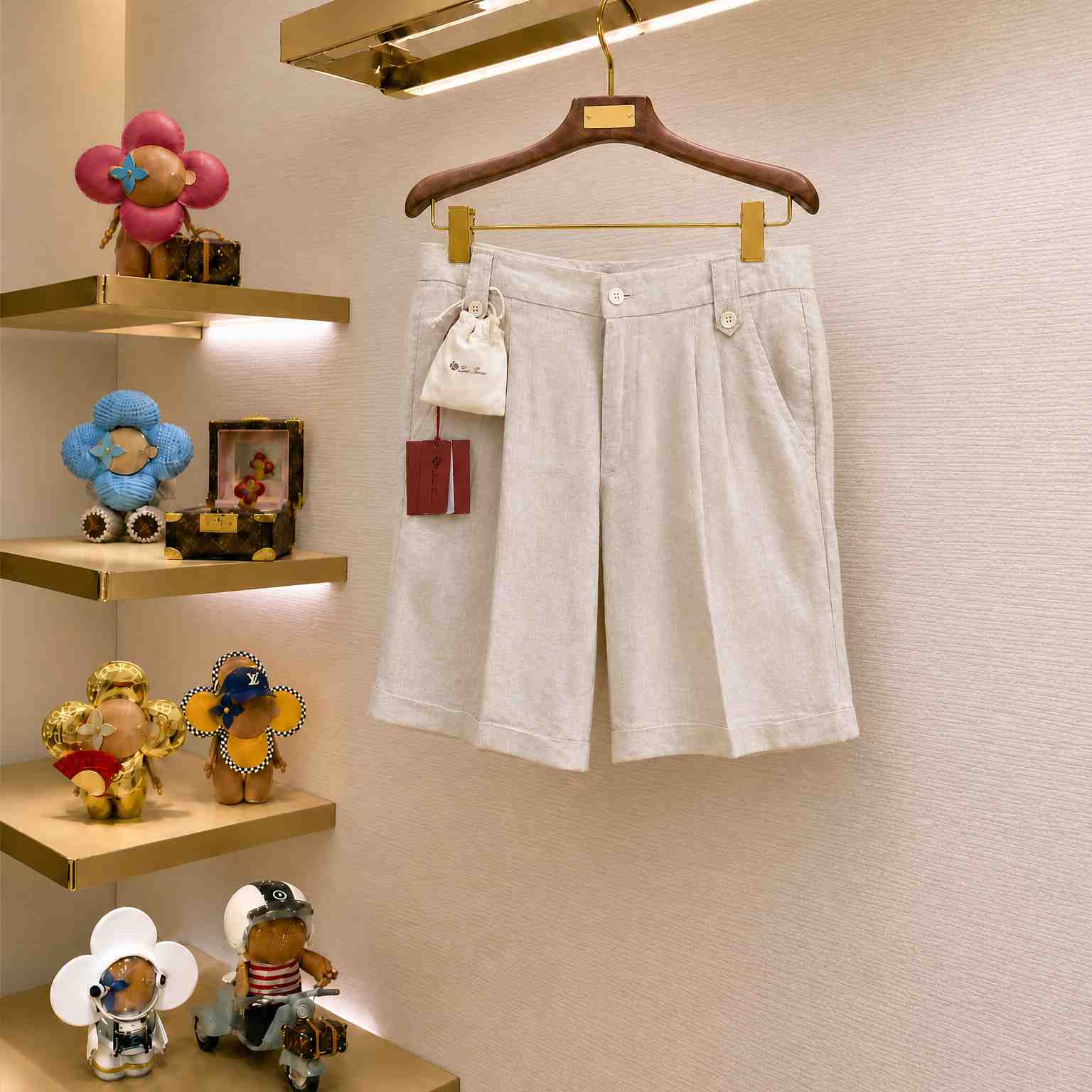 Loro Piana Linen Shorts - DesignerGu