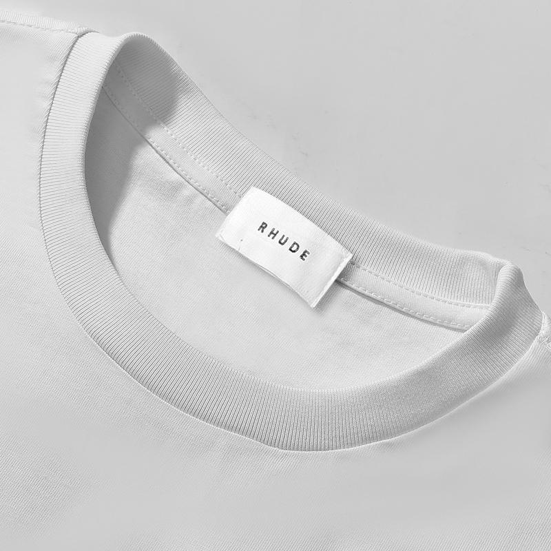 Rhude Collegiate Falcons Tee 'White' - DesignerGu