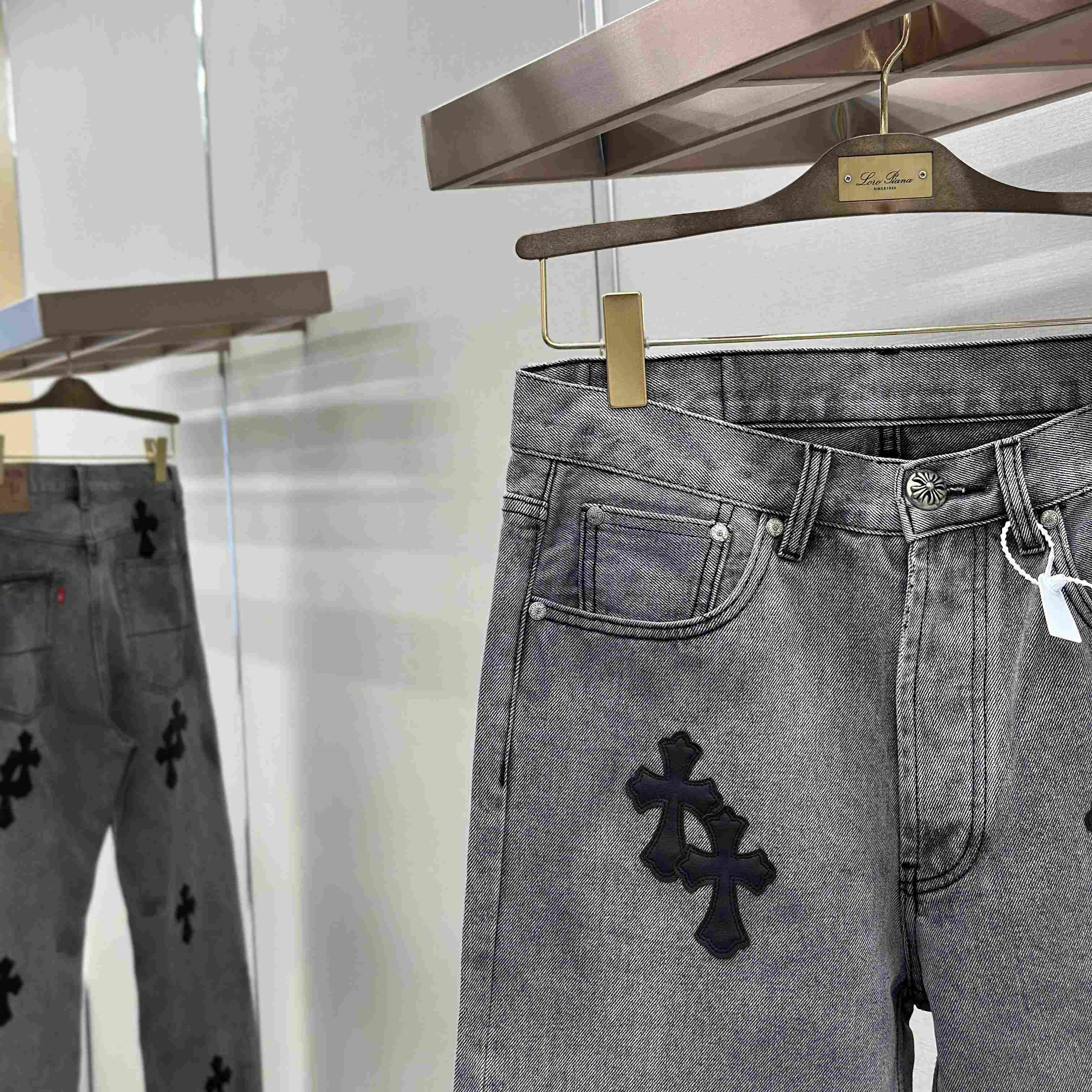 Chrome Hearts Jeans - DesignerGu