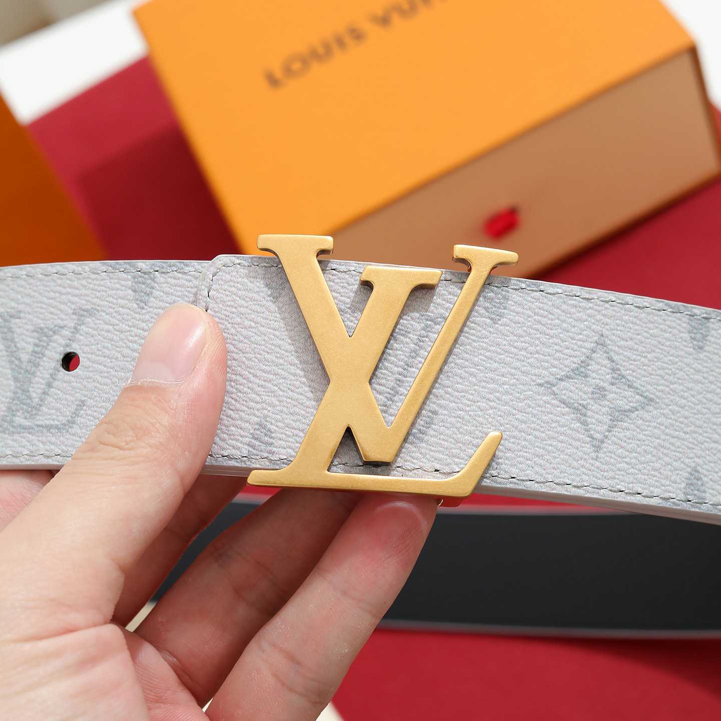 Louis Vuitton LV Initiales Monogram 40mm Reversible Belt - DesignerGu