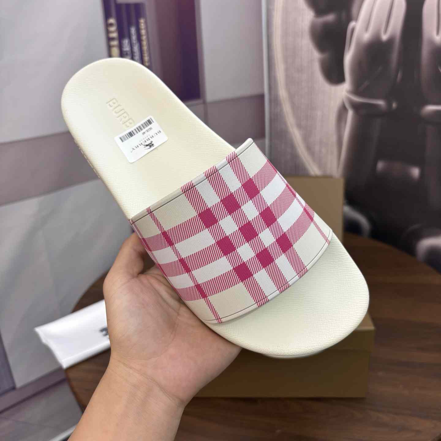 Burberry Check Slides - DesignerGu