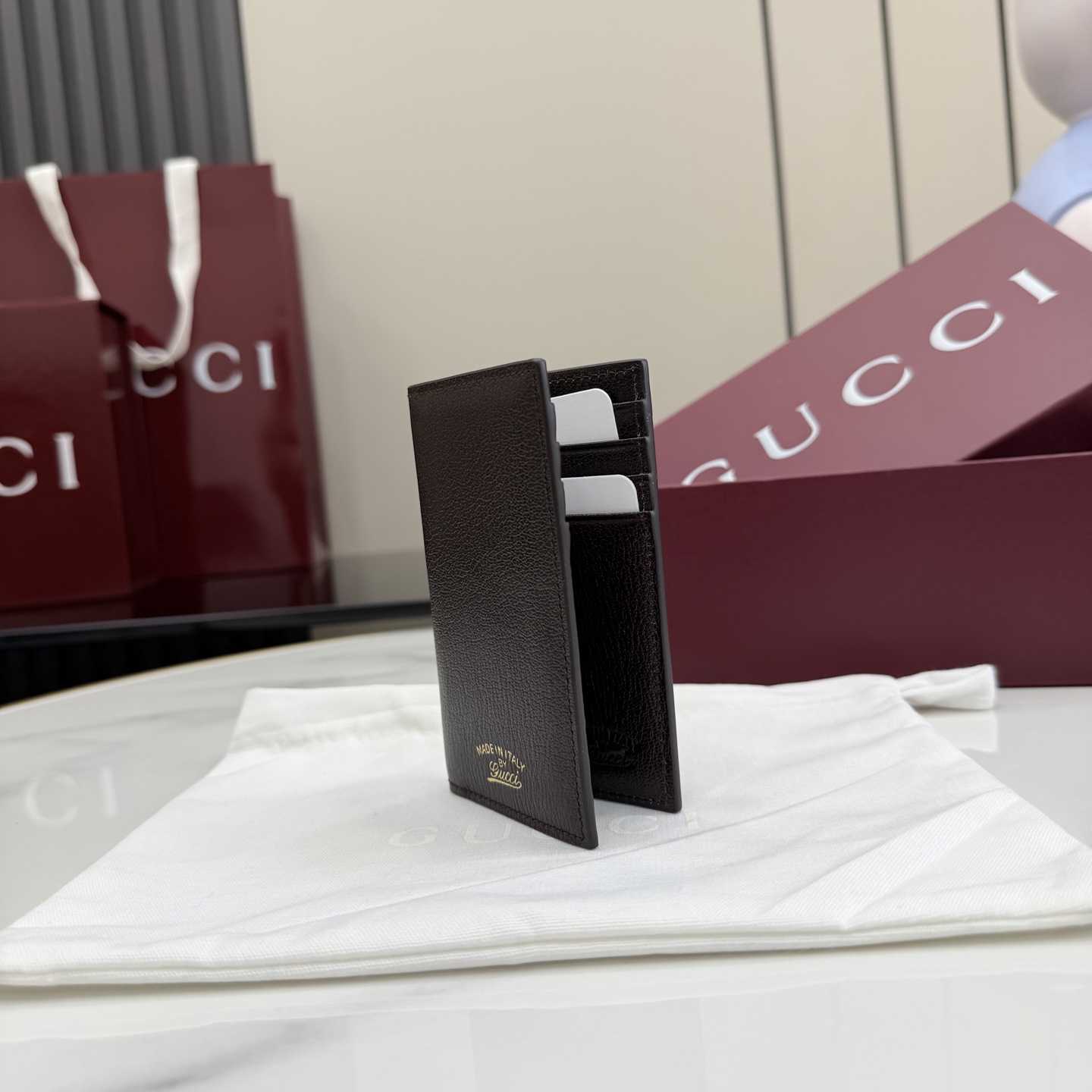 Gucci Lira Card Case 867327 - DesignerGu