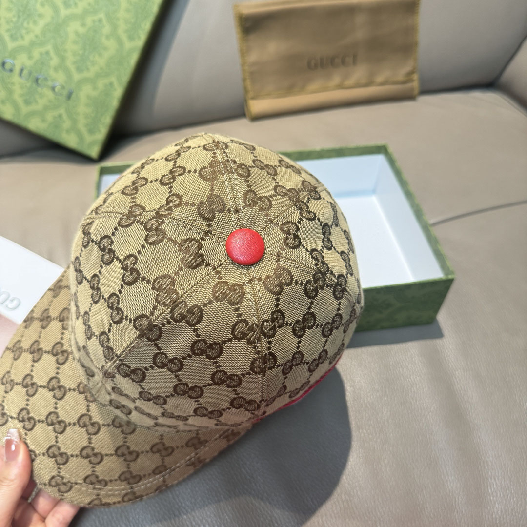 Gucci GG Cotton Canvas Baseball Hat - DesignerGu