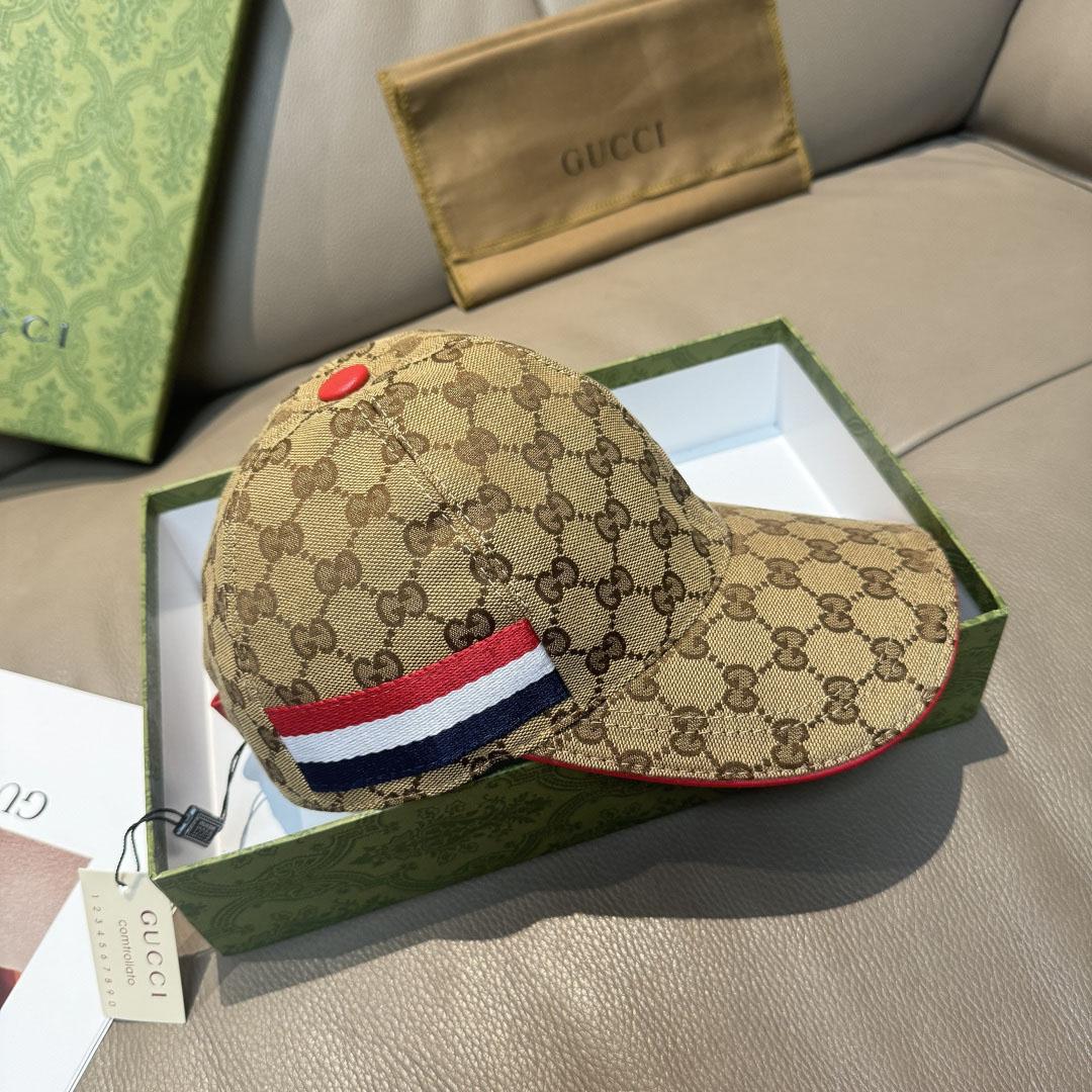 Gucci GG Cotton Canvas Baseball Hat - DesignerGu