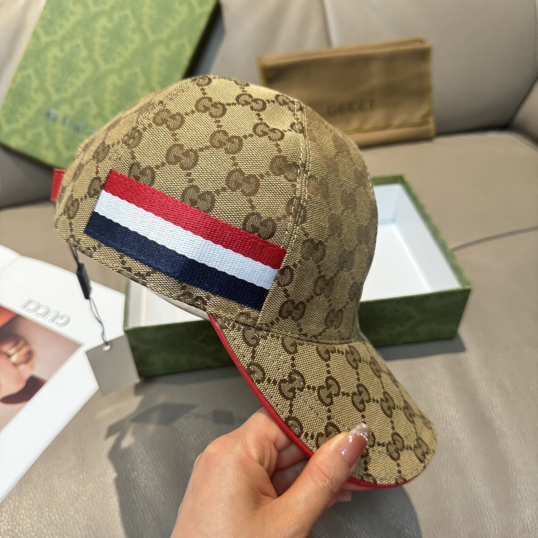 Gucci GG Cotton Canvas Baseball Hat - DesignerGu