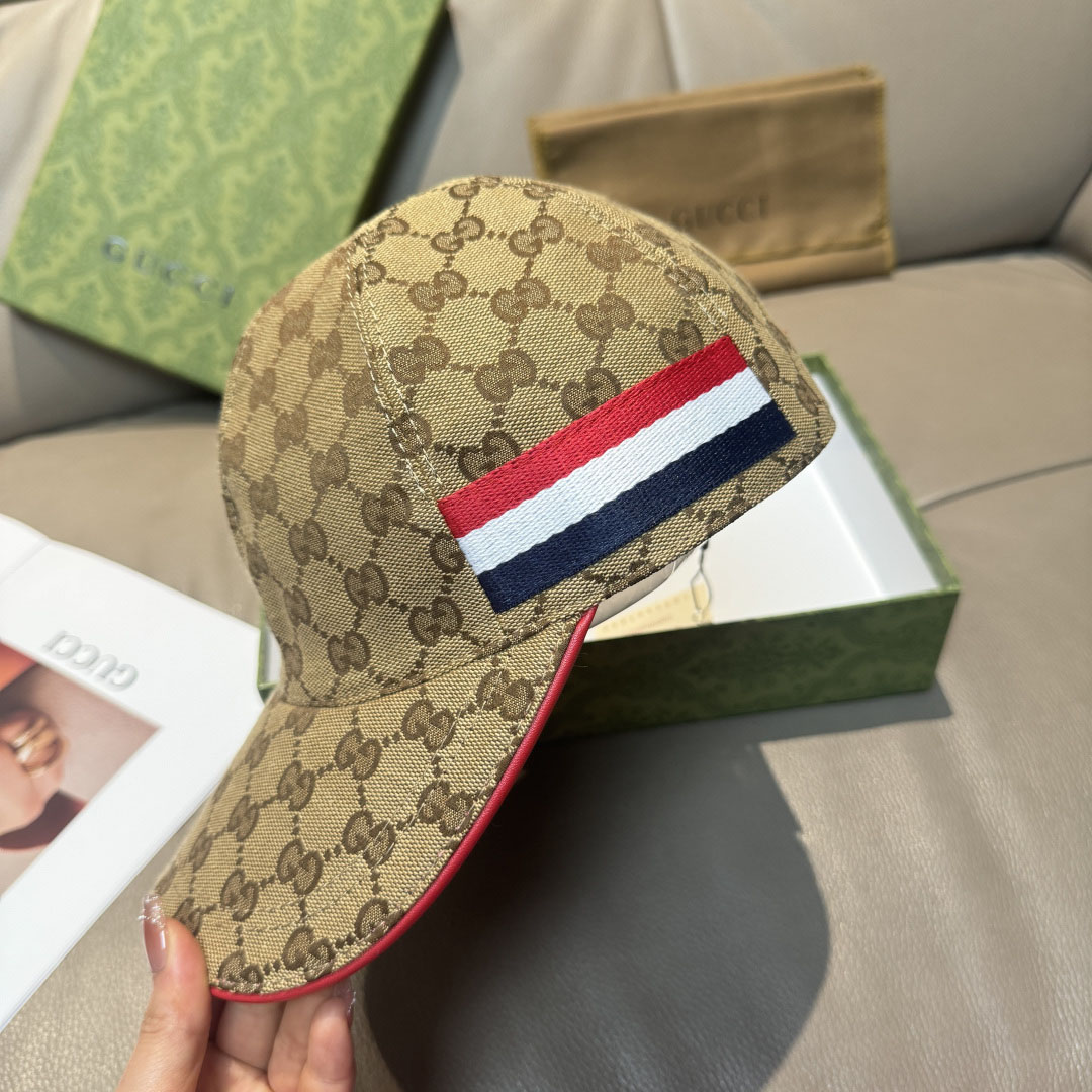 Gucci GG Cotton Canvas Baseball Hat - DesignerGu