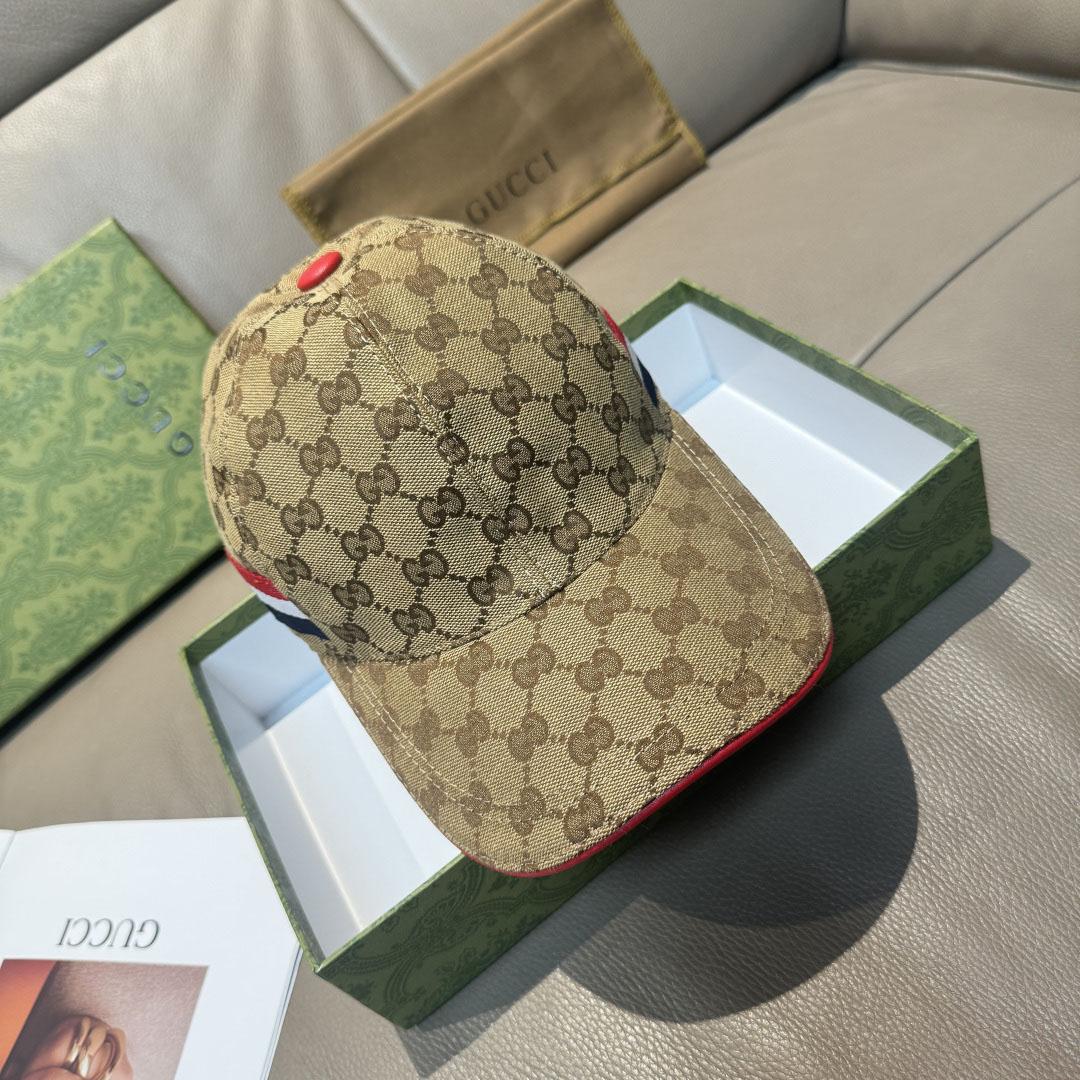 Gucci GG Cotton Canvas Baseball Hat - DesignerGu