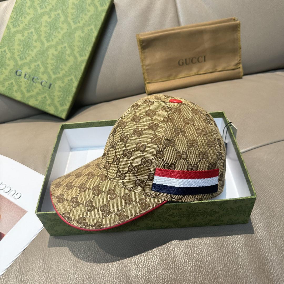 Gucci GG Cotton Canvas Baseball Hat - DesignerGu